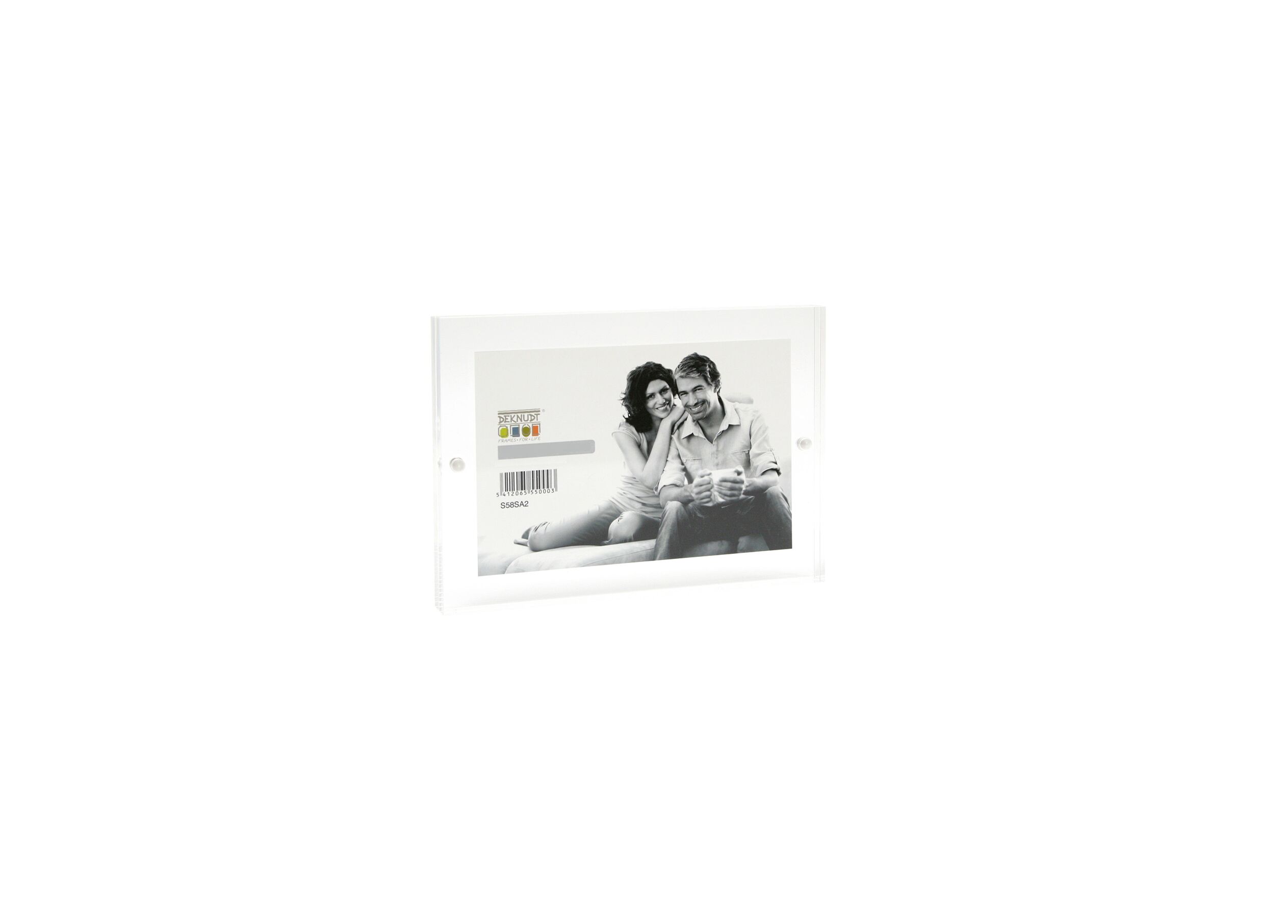 Fotokader S58SA2 18x13cm - kunststof - transparant