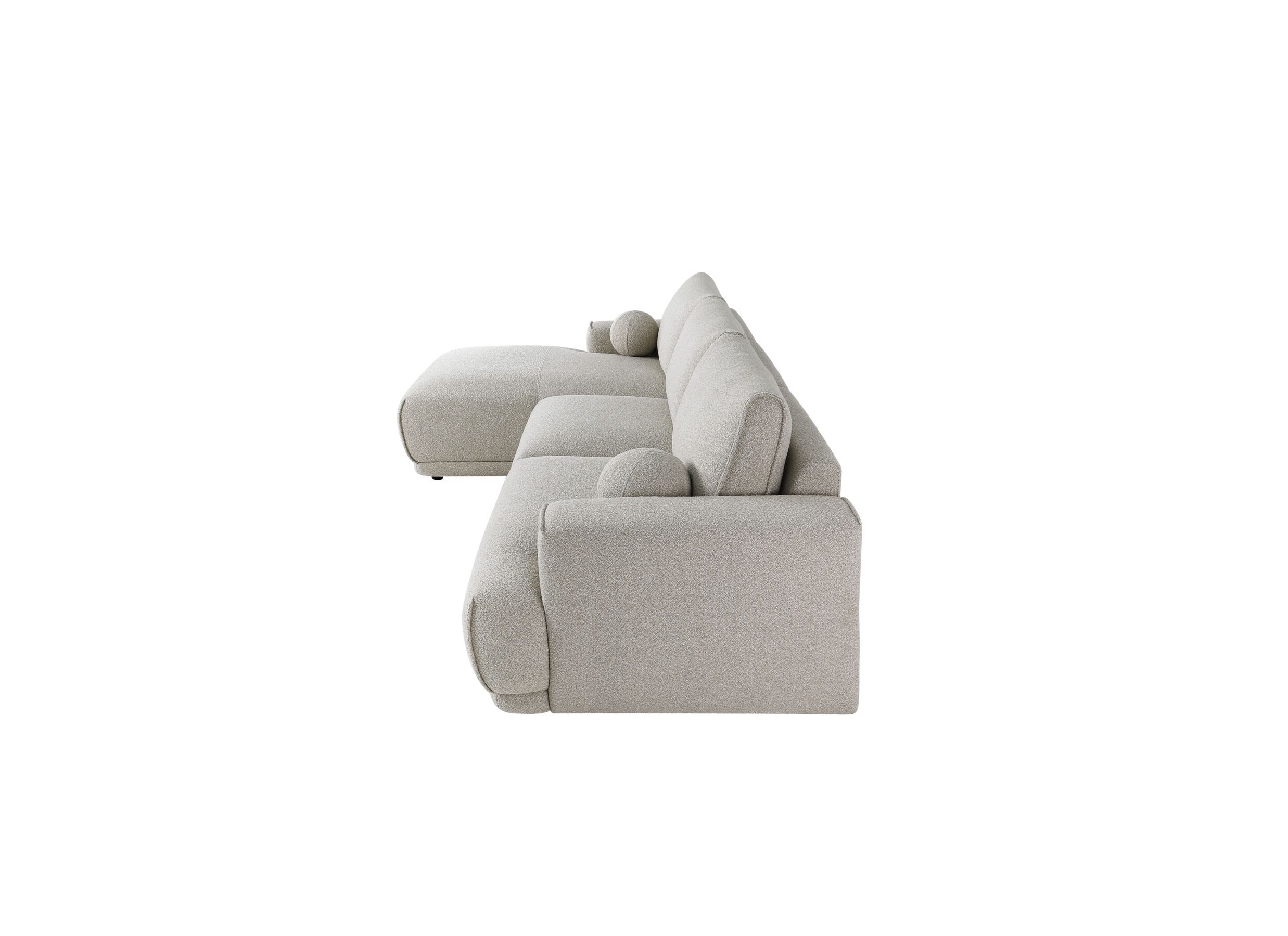 Aperçu - Canapé d'angle Ramusio tissu beige