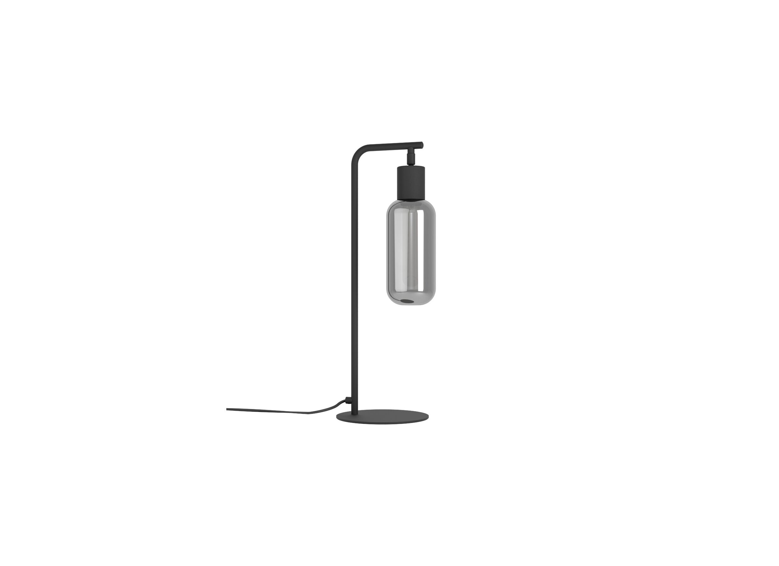 Aperçu - Lampe de table Maione E27 H50,5cm acier noir