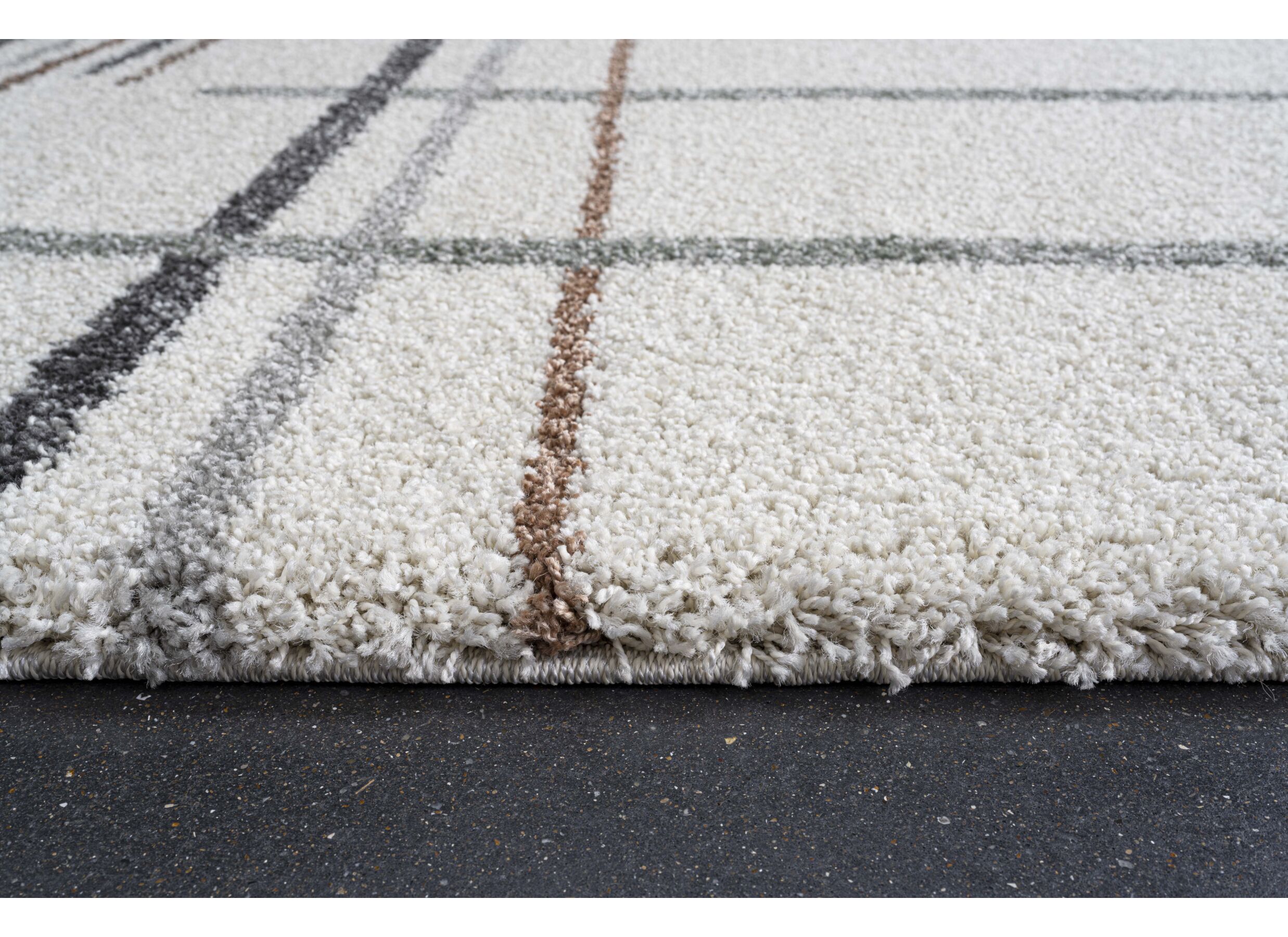 Detail - Tapis Medusa 120x170cm - polyester - beige/multicolore