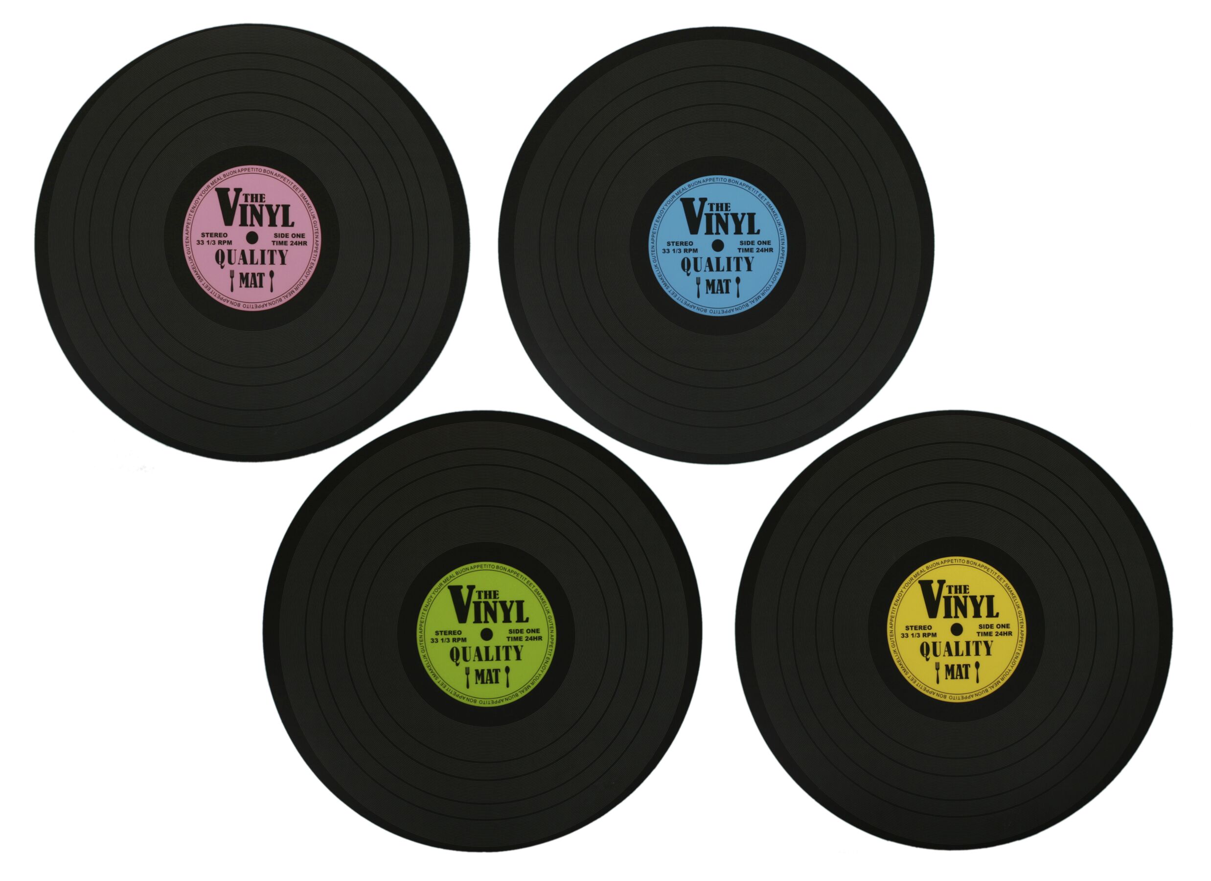 Set de table Record Ø39cm multicolor - Set de table Record Ø39cm multicolor