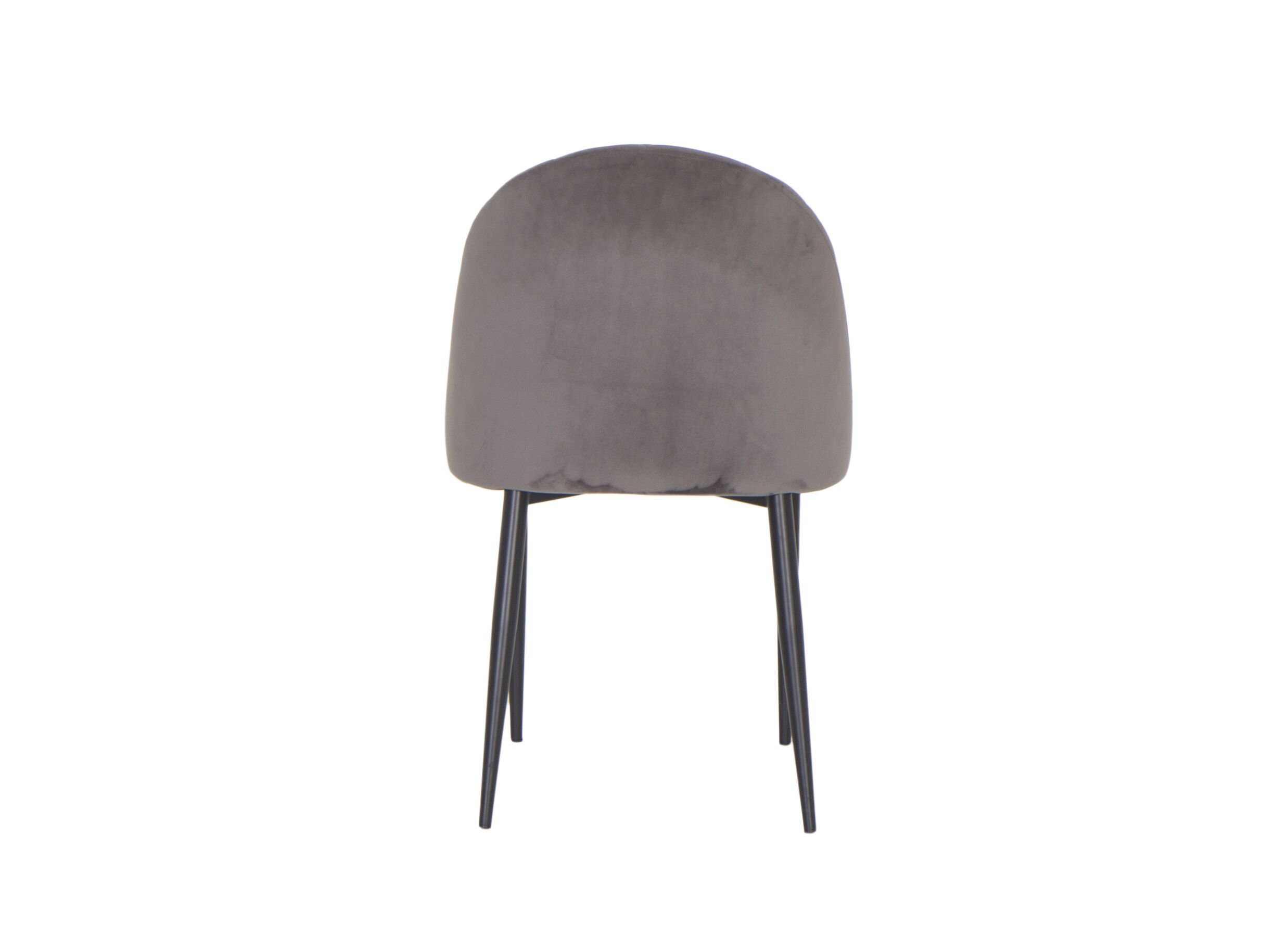 Detailfoto - Stoel Commendatore 52x60.5x87cm - fluweel - grijs