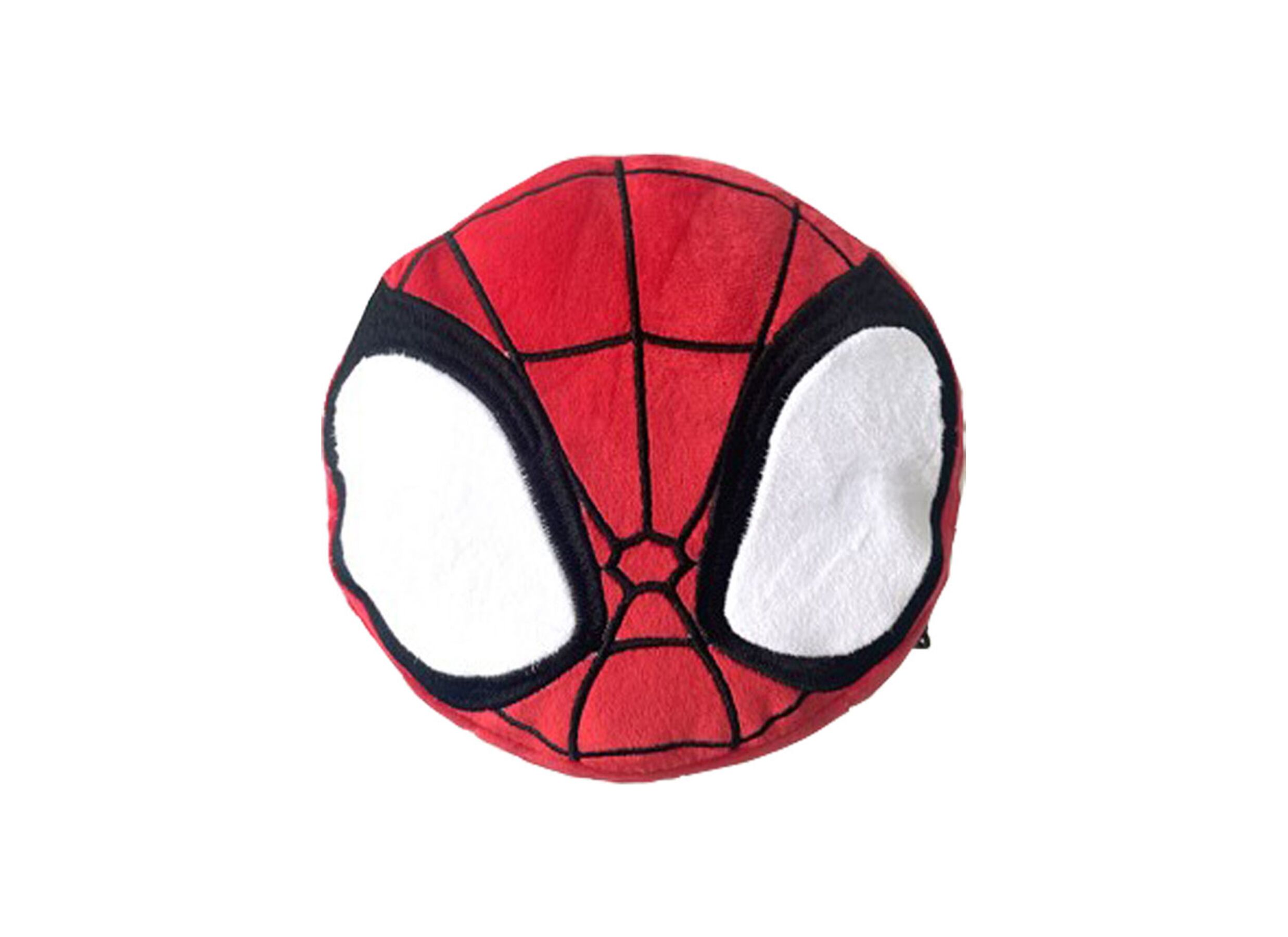 Aperçu - Coussin de voyage Spiderman avec masque - tissu - rouge