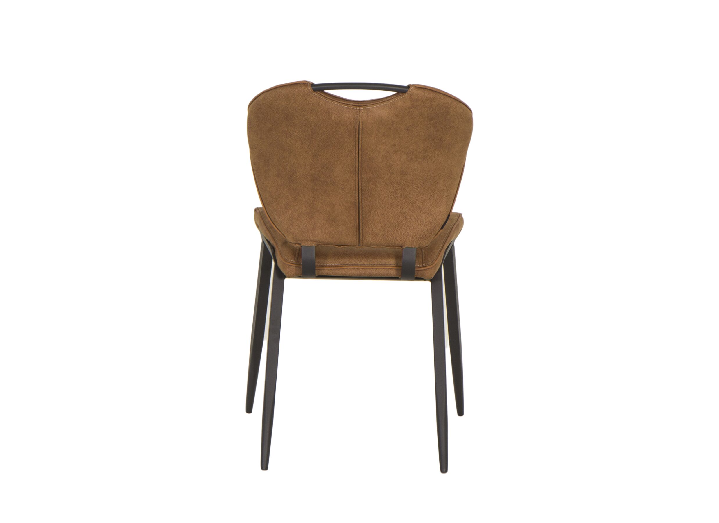 Chaise Jim 49x62x87cm - tissu - luxor cognac