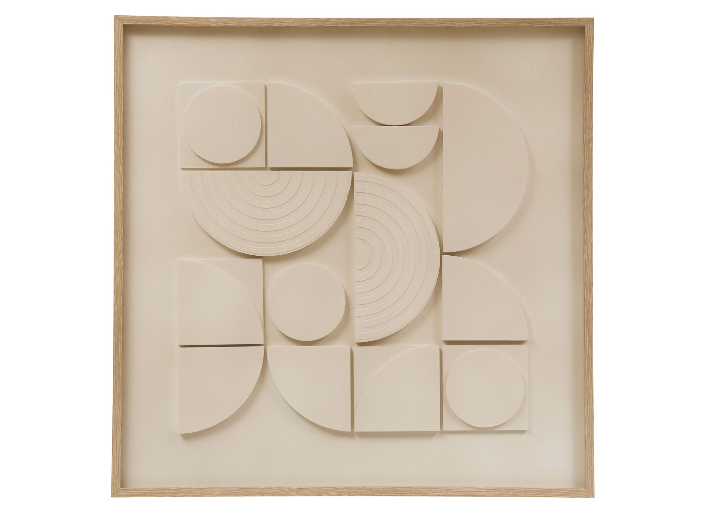Plus Important - Cadres & impressions 3D Cataline 60x60cm - MDF - beige