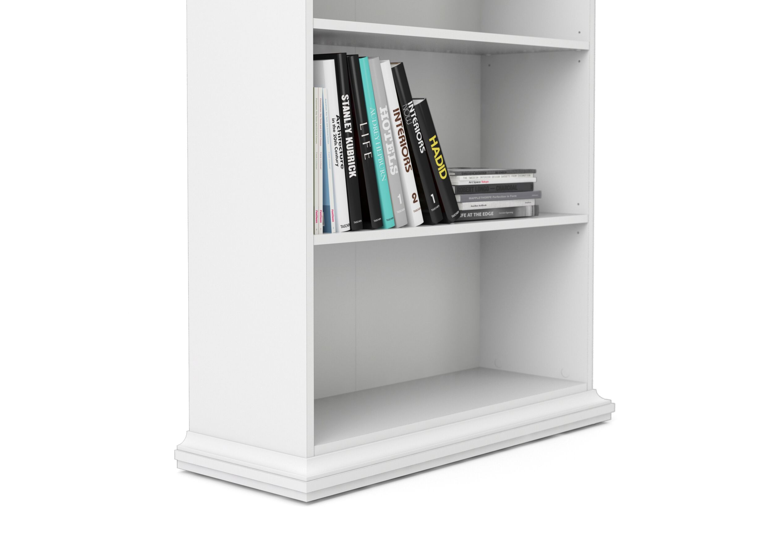 Étagère Paris 96x37x201cm - décor - blanc