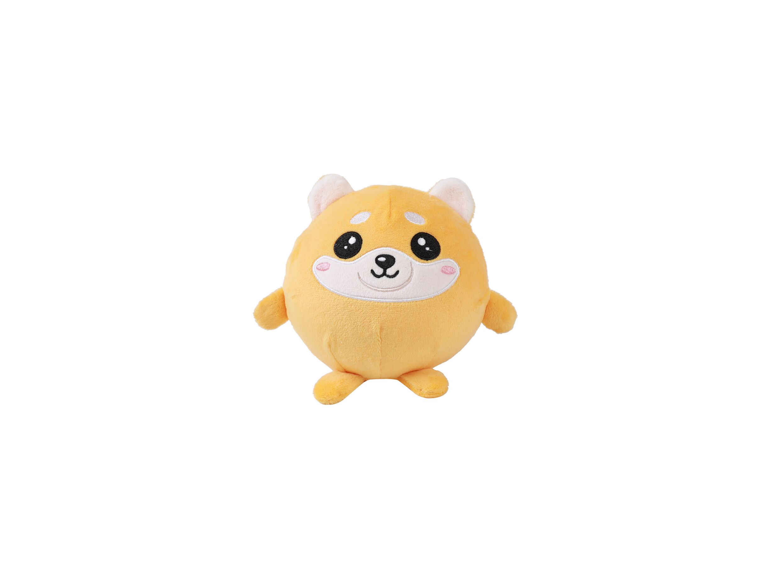 Kussen Squishy Shiba Ø13cm - stof - geel - Coussin Squishy Shiba Ø13cm - tissu - jaune