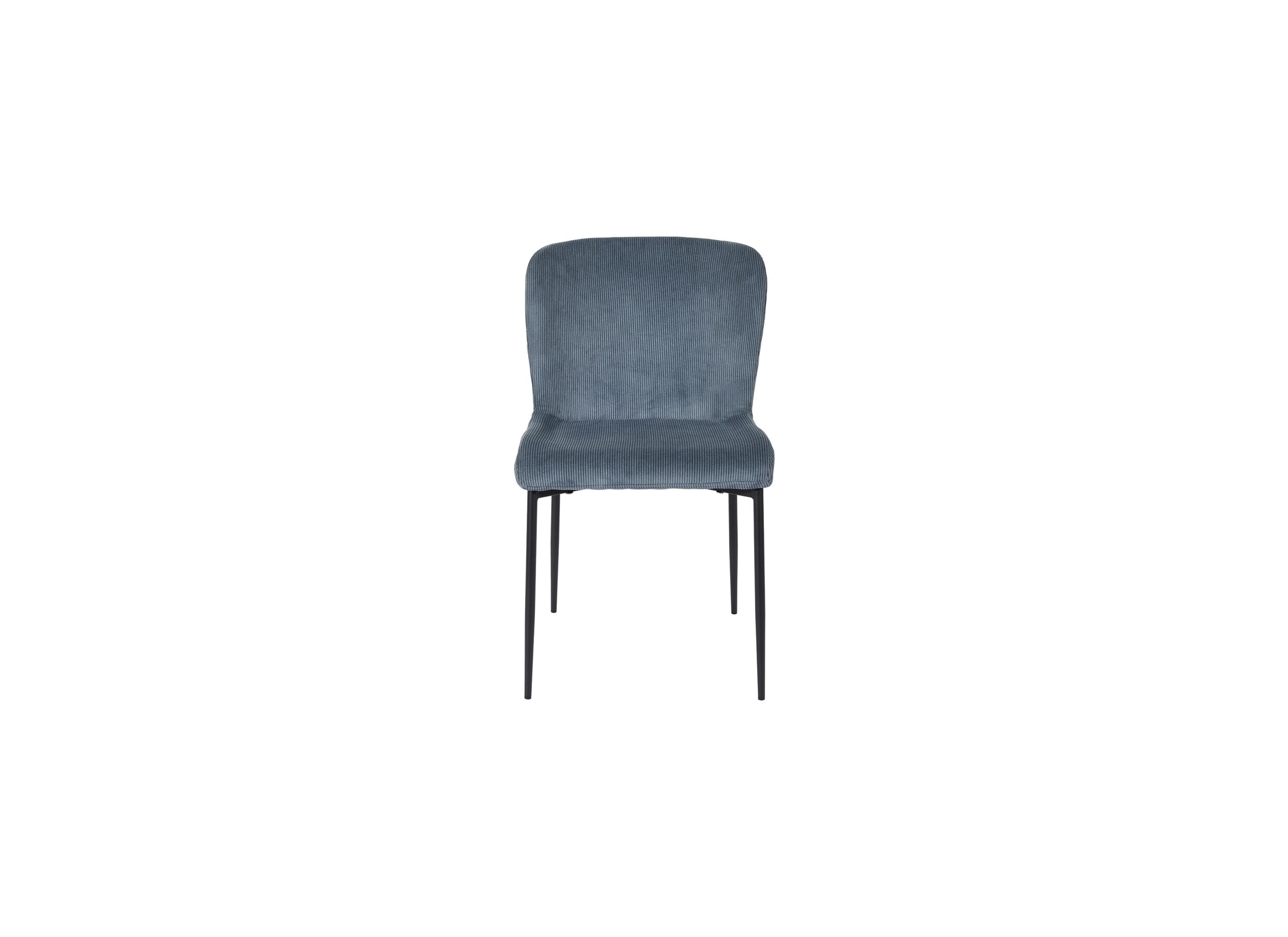 Stoel 50x60x81,5cm - stof - blauw