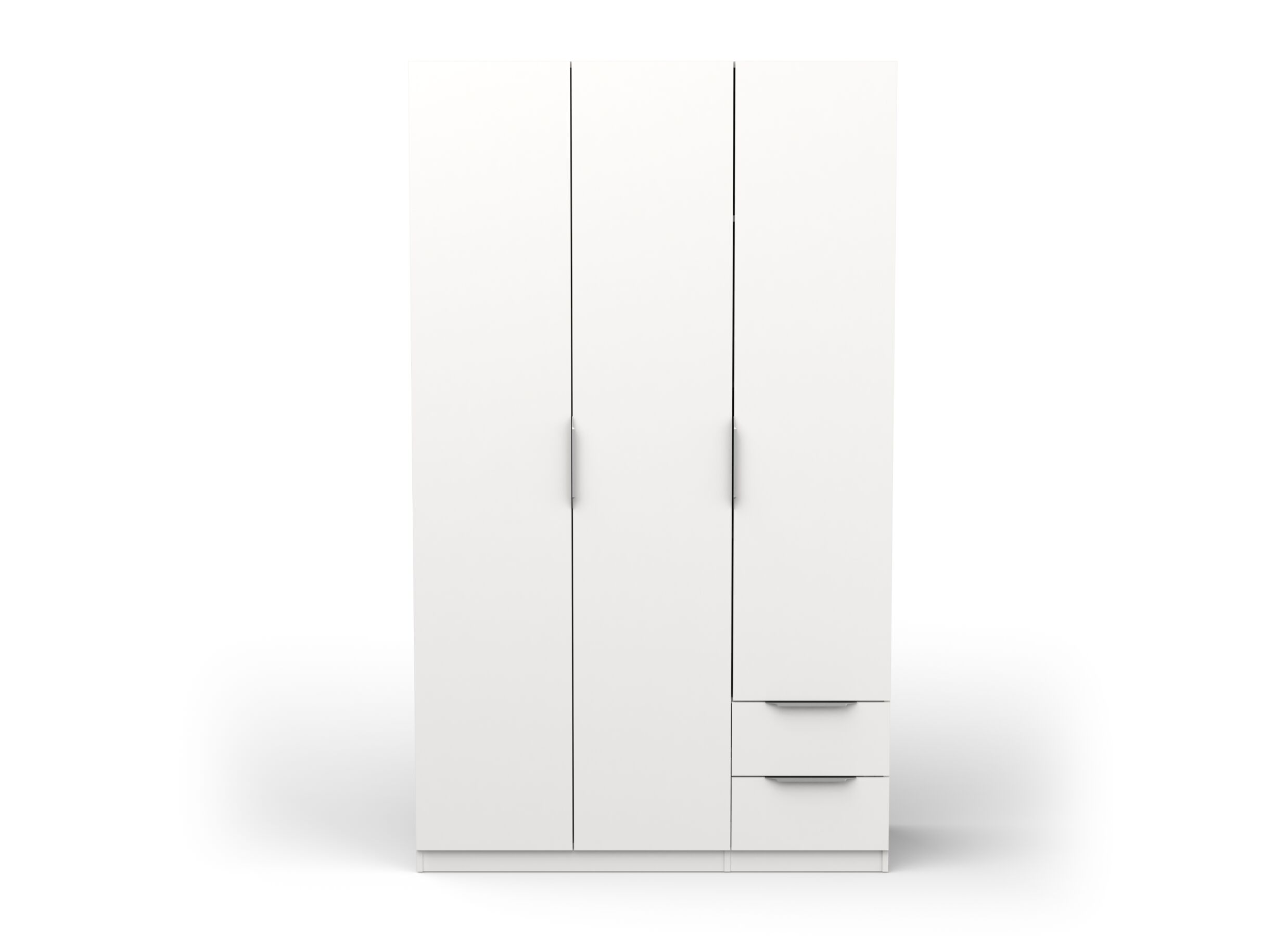 Kleerkast Ghost 119cm - decor - wit