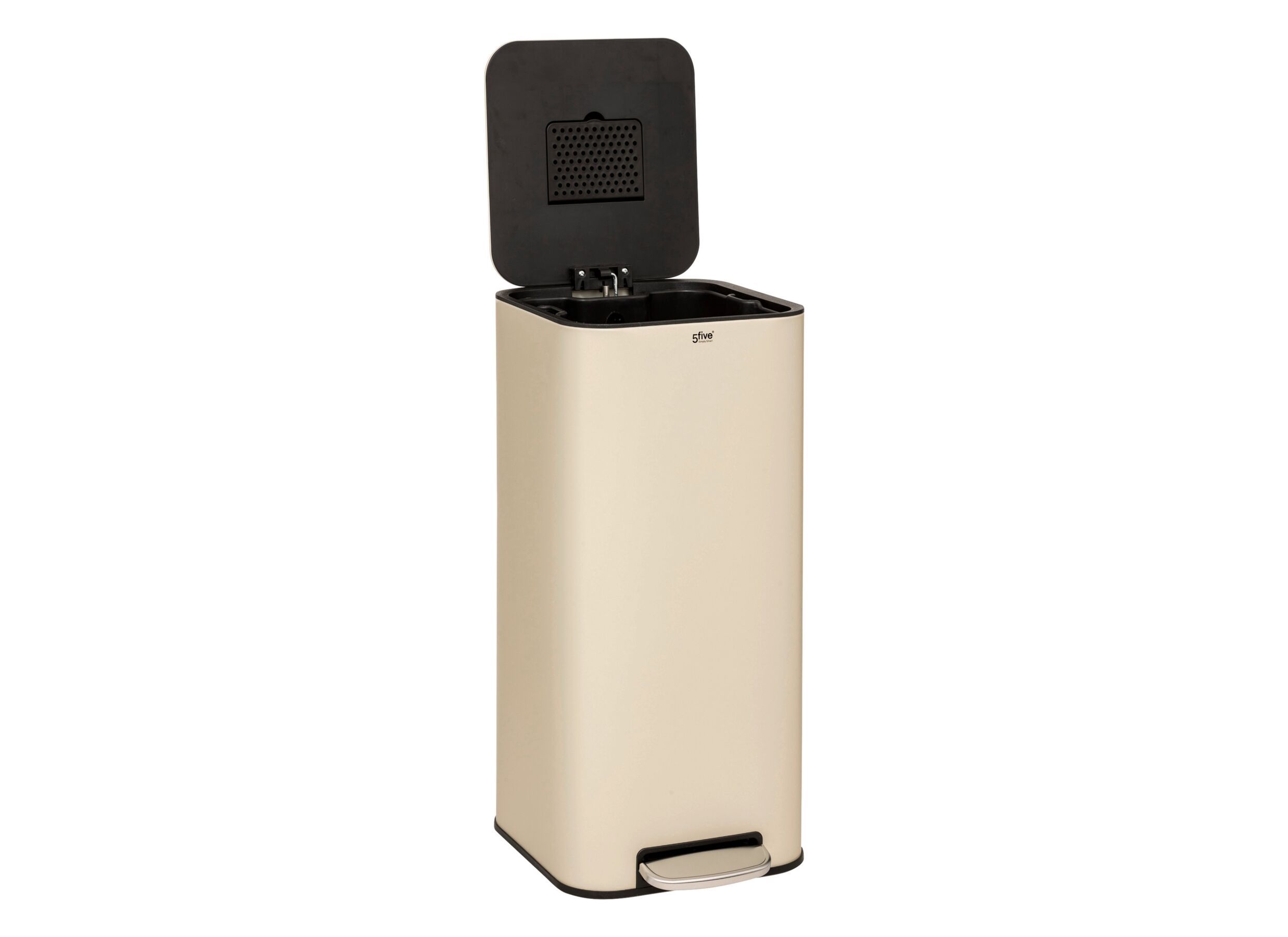 Overzichtsfoto - Pedaalemmer Delta 30L - staal - beige
