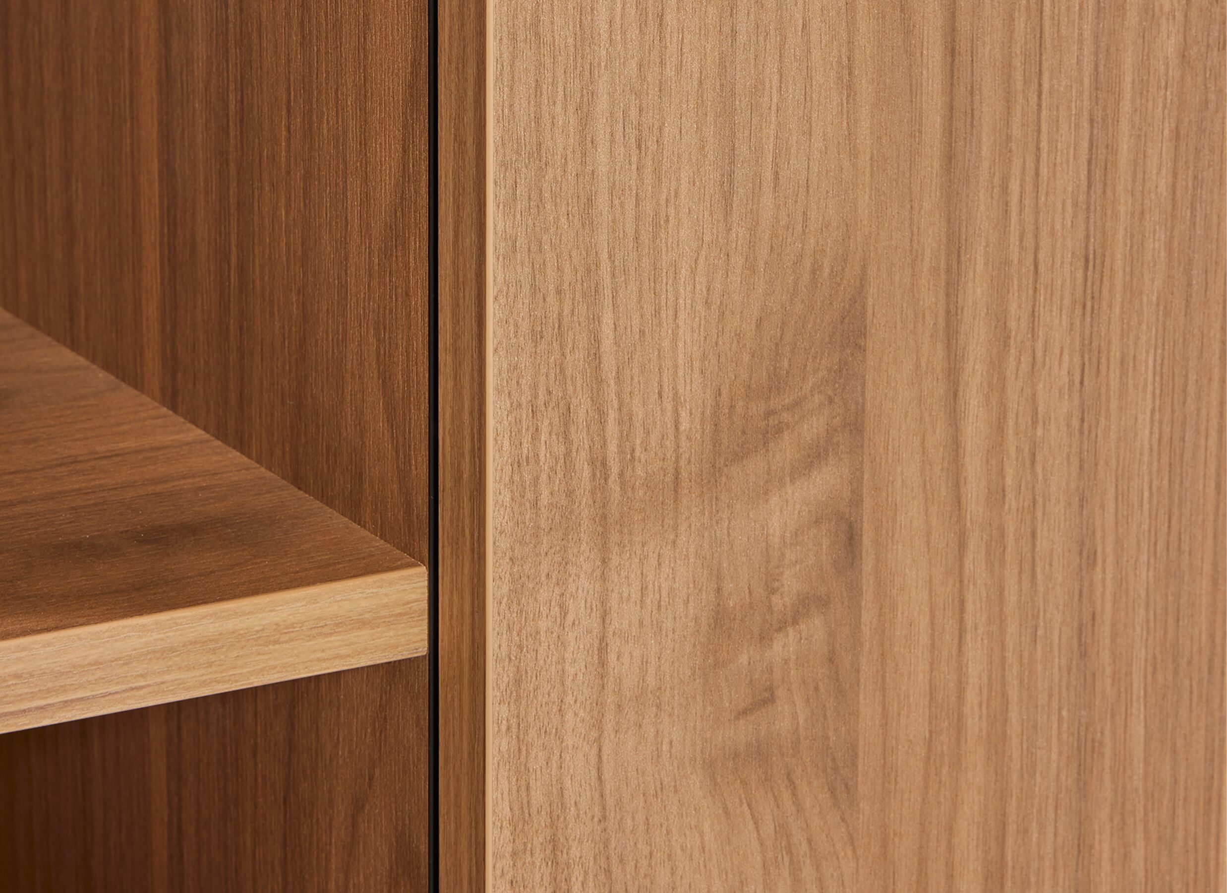 Detail - Meuble TV Valerio 170cm - mélamine - noyer clair