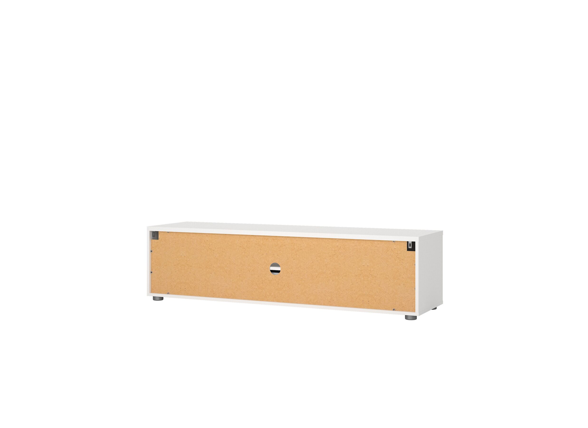 Aperçu - Meuble TV Media 148cm - film décoratif - blanc