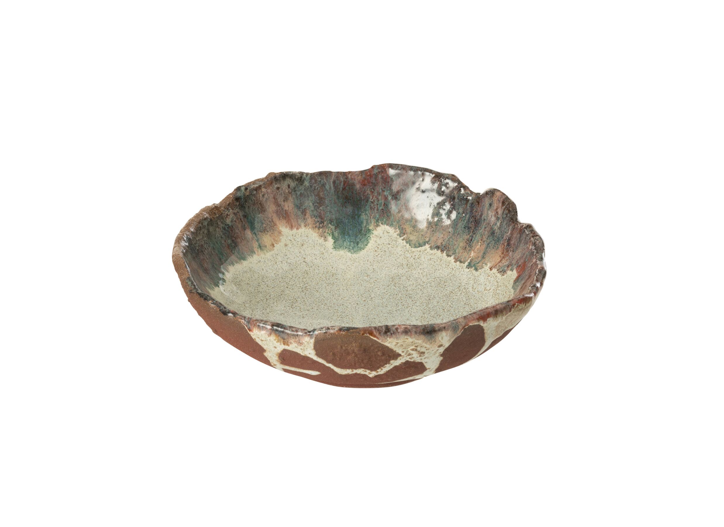Schaal Naga Ø20cm - keramiek - roest - Schaal Naga Ø20cm - keramiek - roest