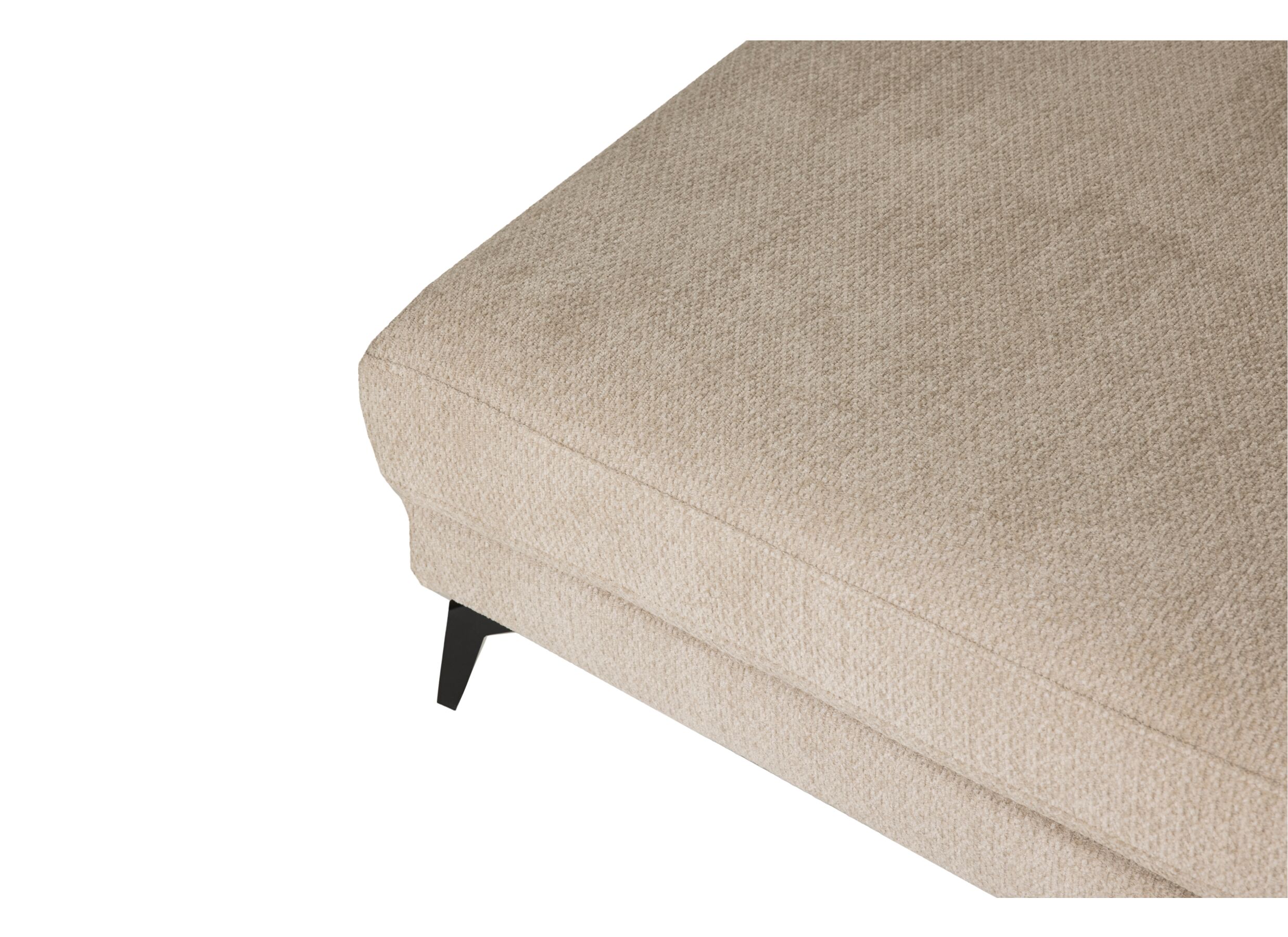 Detailfoto - Hoeksalon Namur 293x160cm - stof - beige