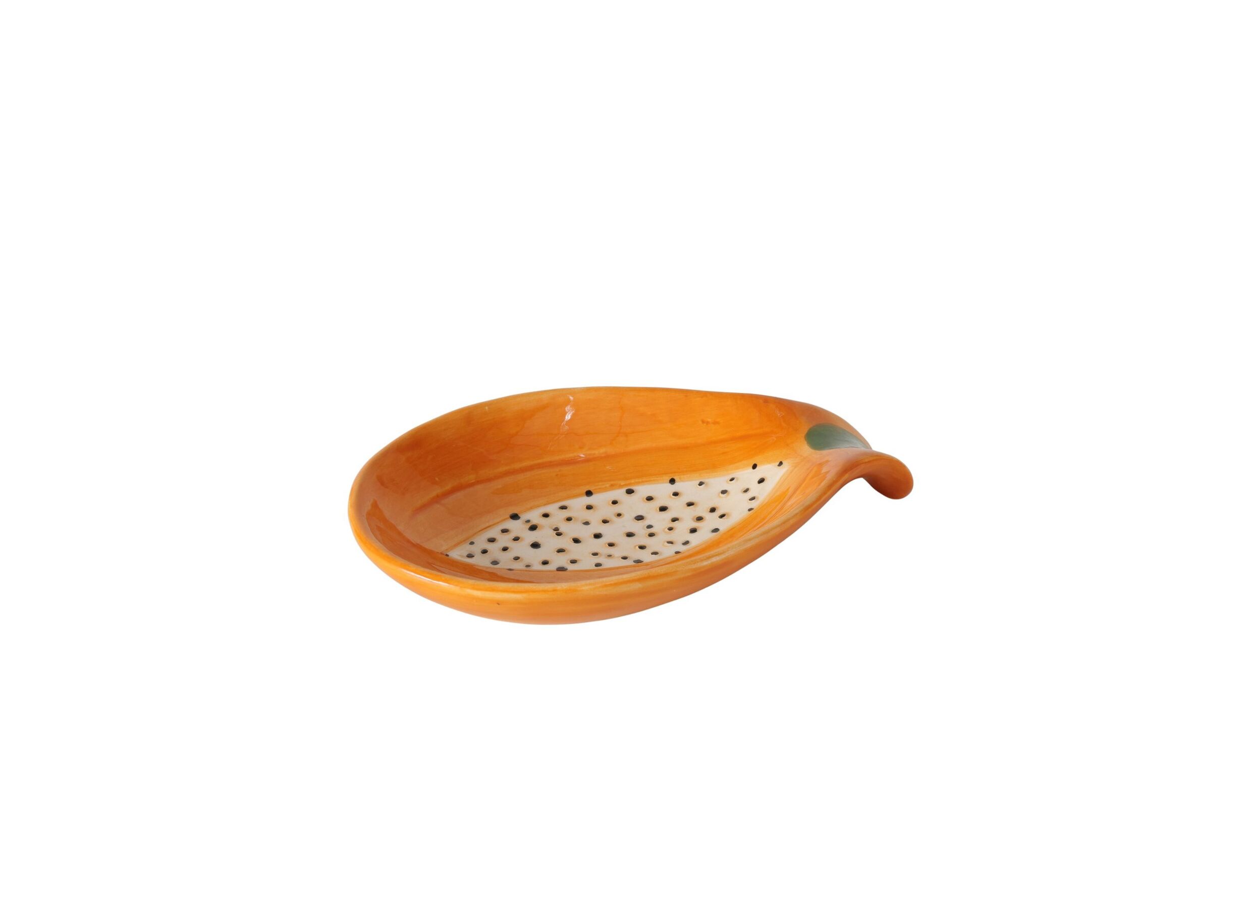 Fruitschaal Papaya 15 - Corbeille à fruits Papaya 15,5x10cm - céramique - orange