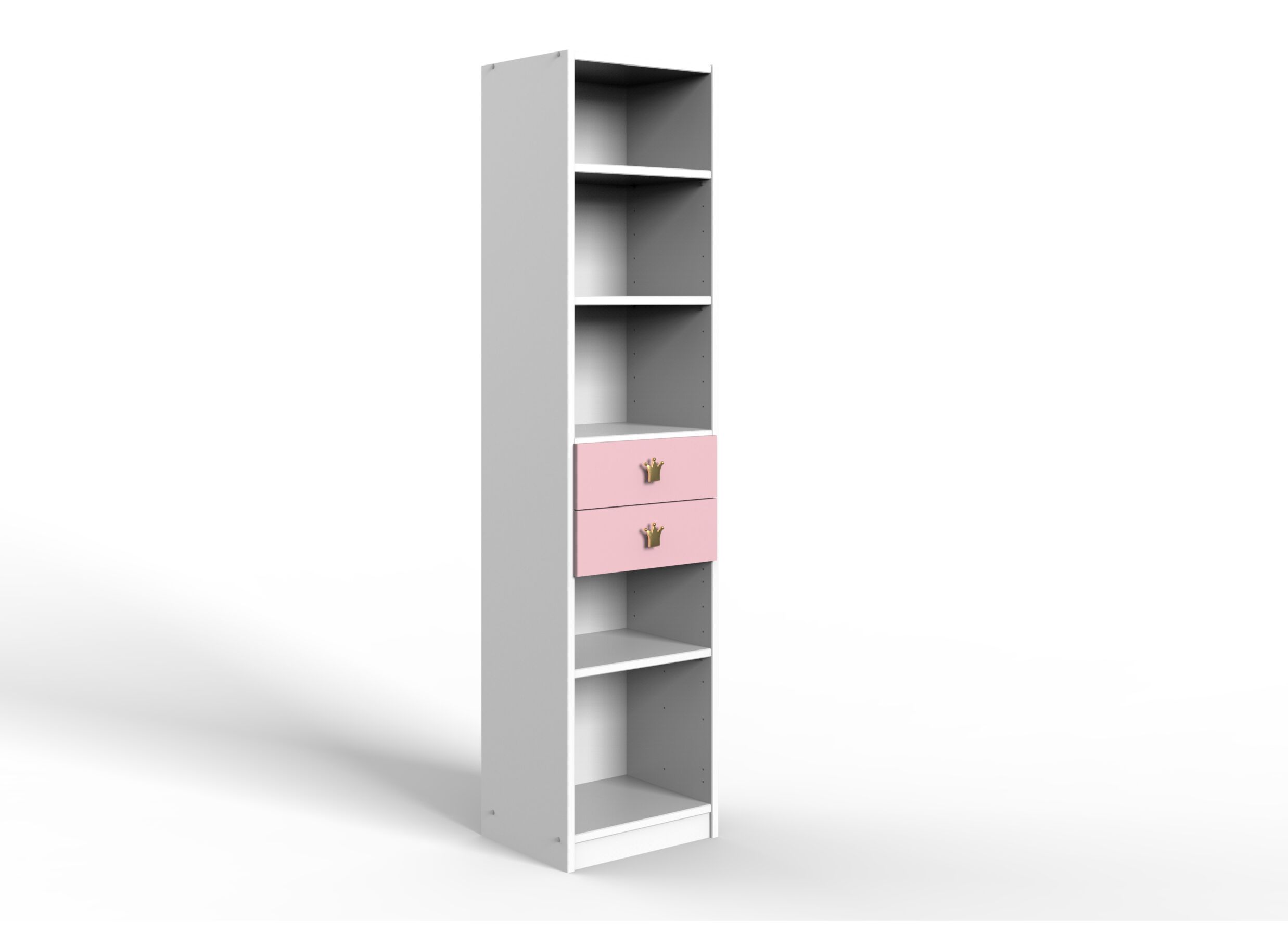 Boekenrek Cindy 48x40x197cm