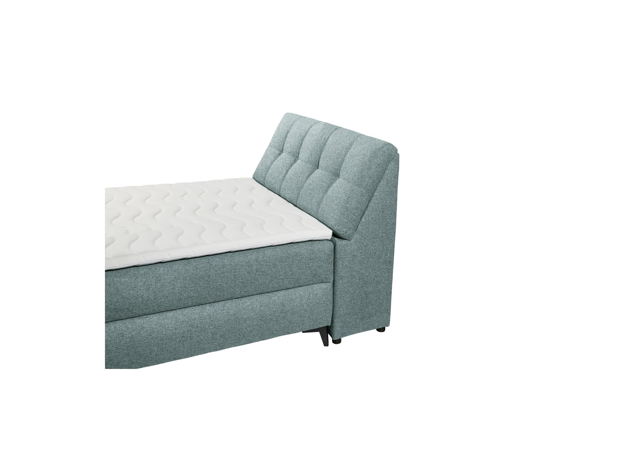 Detailfoto - Bedbox Atlantis 120x200cm met opbergruimte stof munt