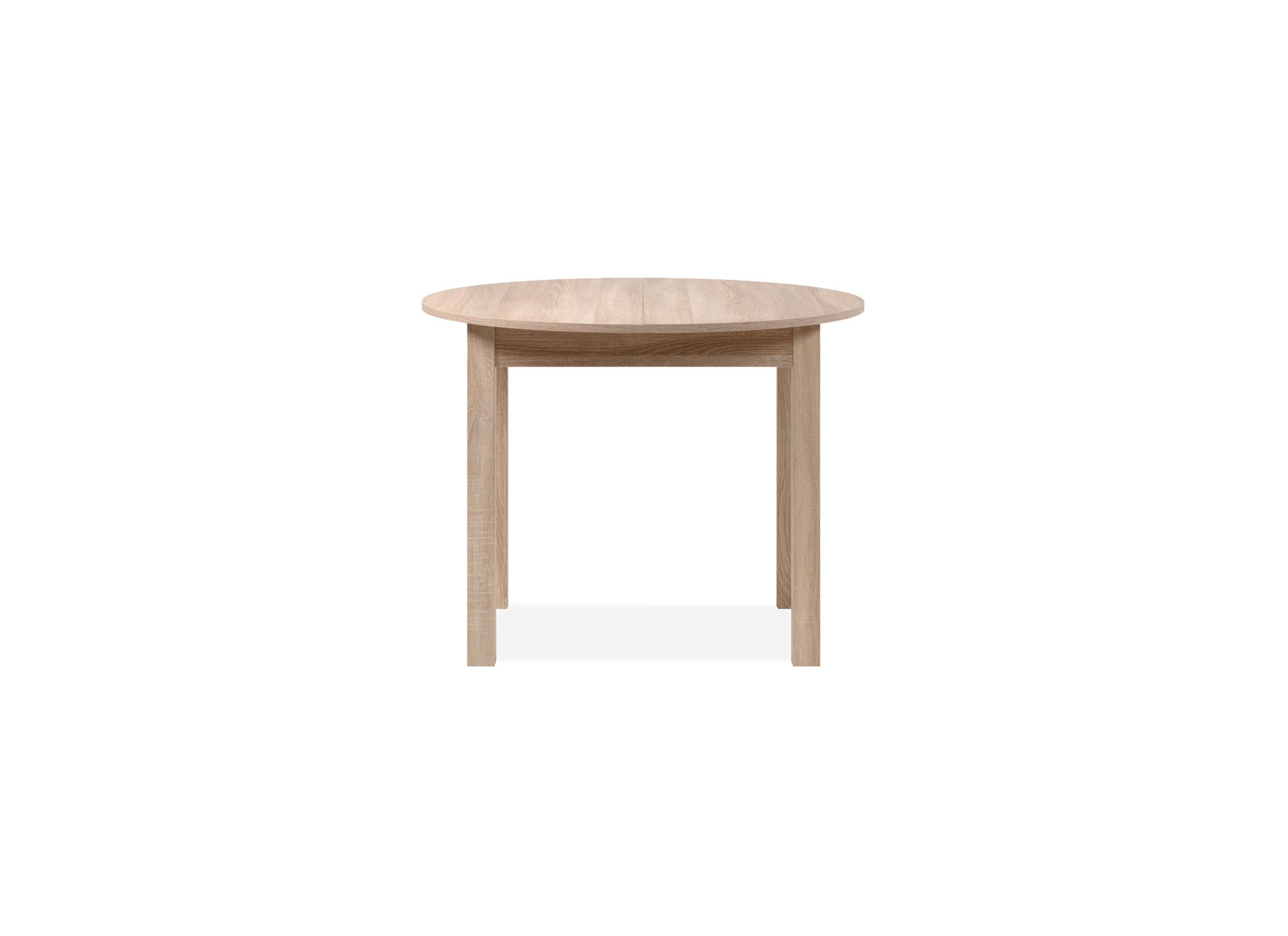 Ronde tafel Coburg 100/140x100cm - melamine - sonoma