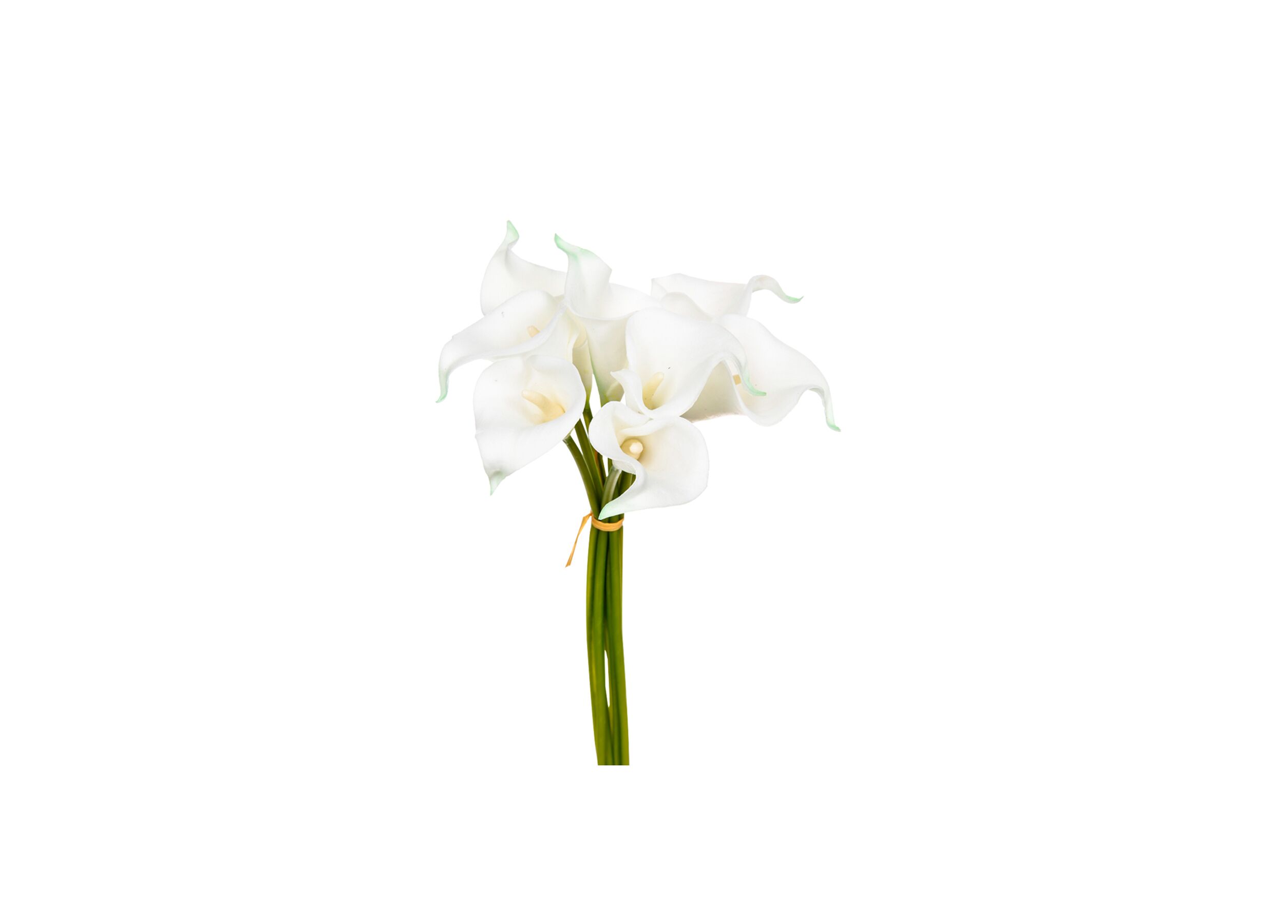 Fleur artificielle Arum H38cm bouquet de 8 - Fleur artificielle Arum H38cm bouquet de 8