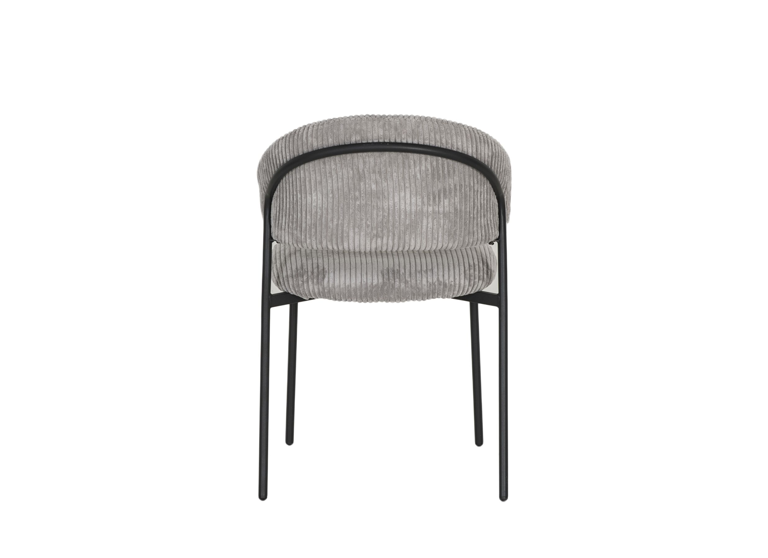 Overzichtsfoto - Stoel Grigri 49x61x81cm - stof - grijs
