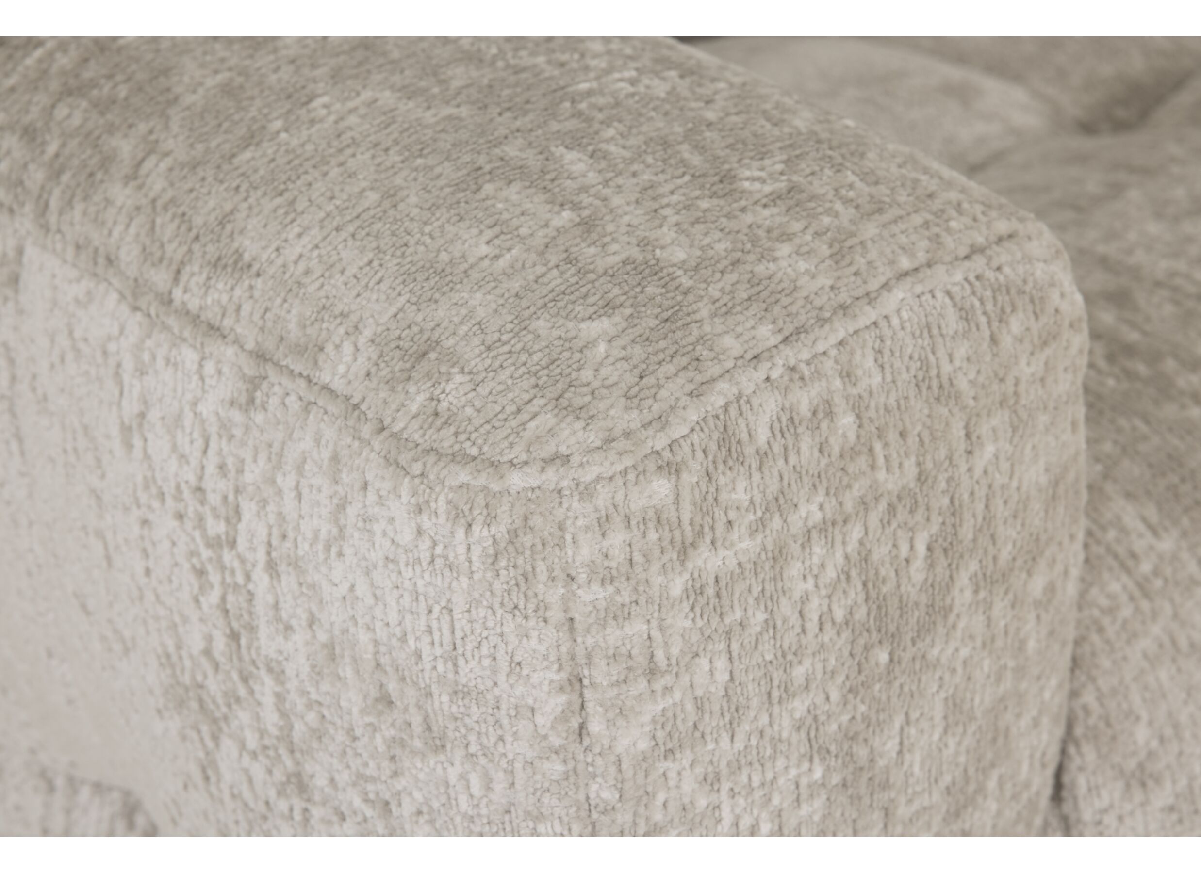 Detailfoto - Hoeksalon Crow 301x301cm - stof - turtledove