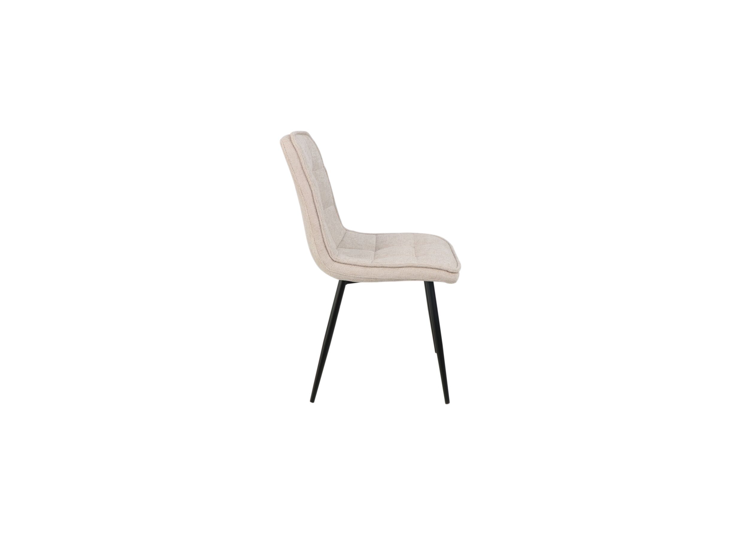 Overzichtsfoto - Stoel Aqaba 45x58x90cm - stof - beige