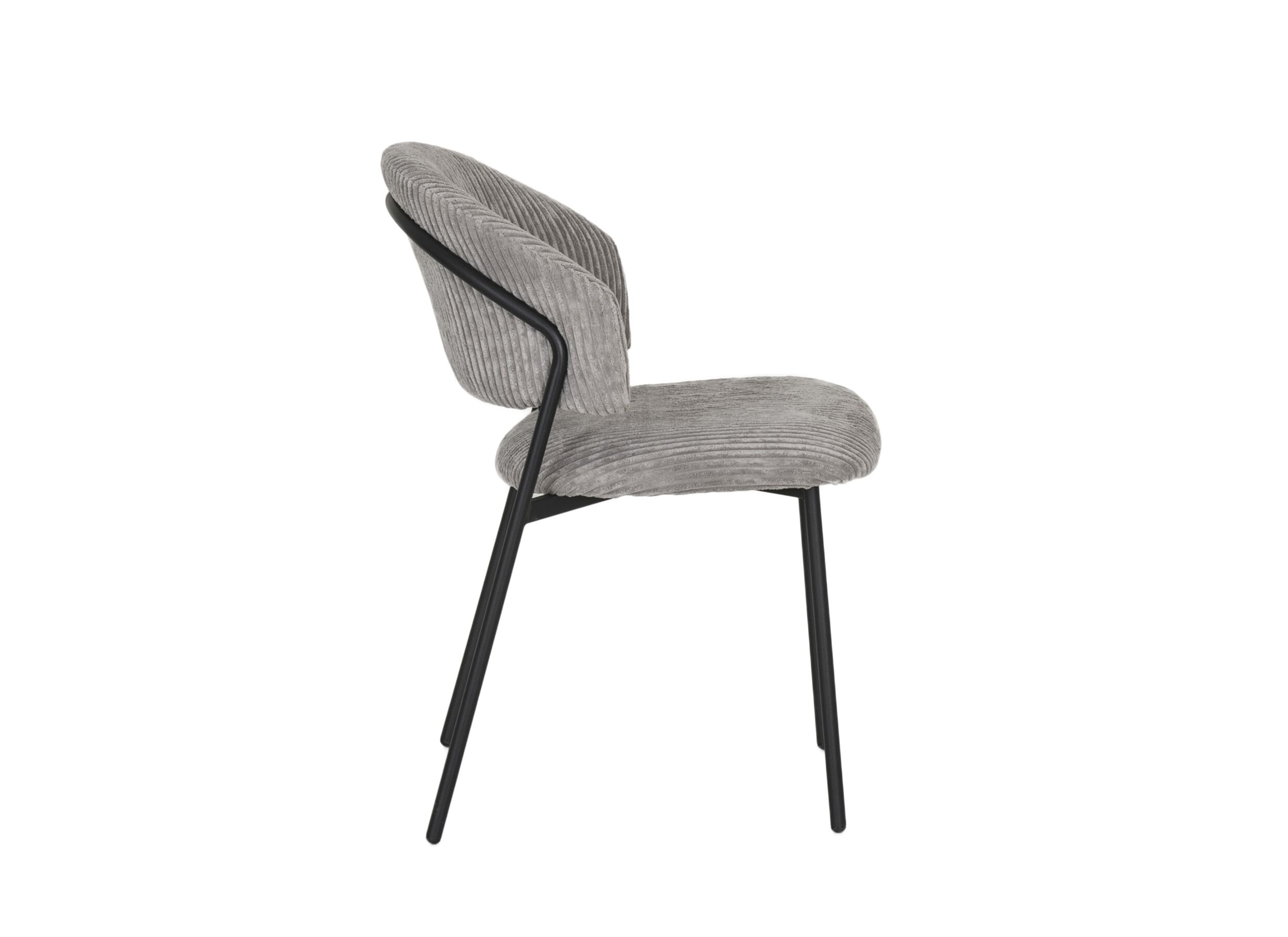 Overzichtsfoto - Stoel Grigri 49x61x81cm - stof - grijs