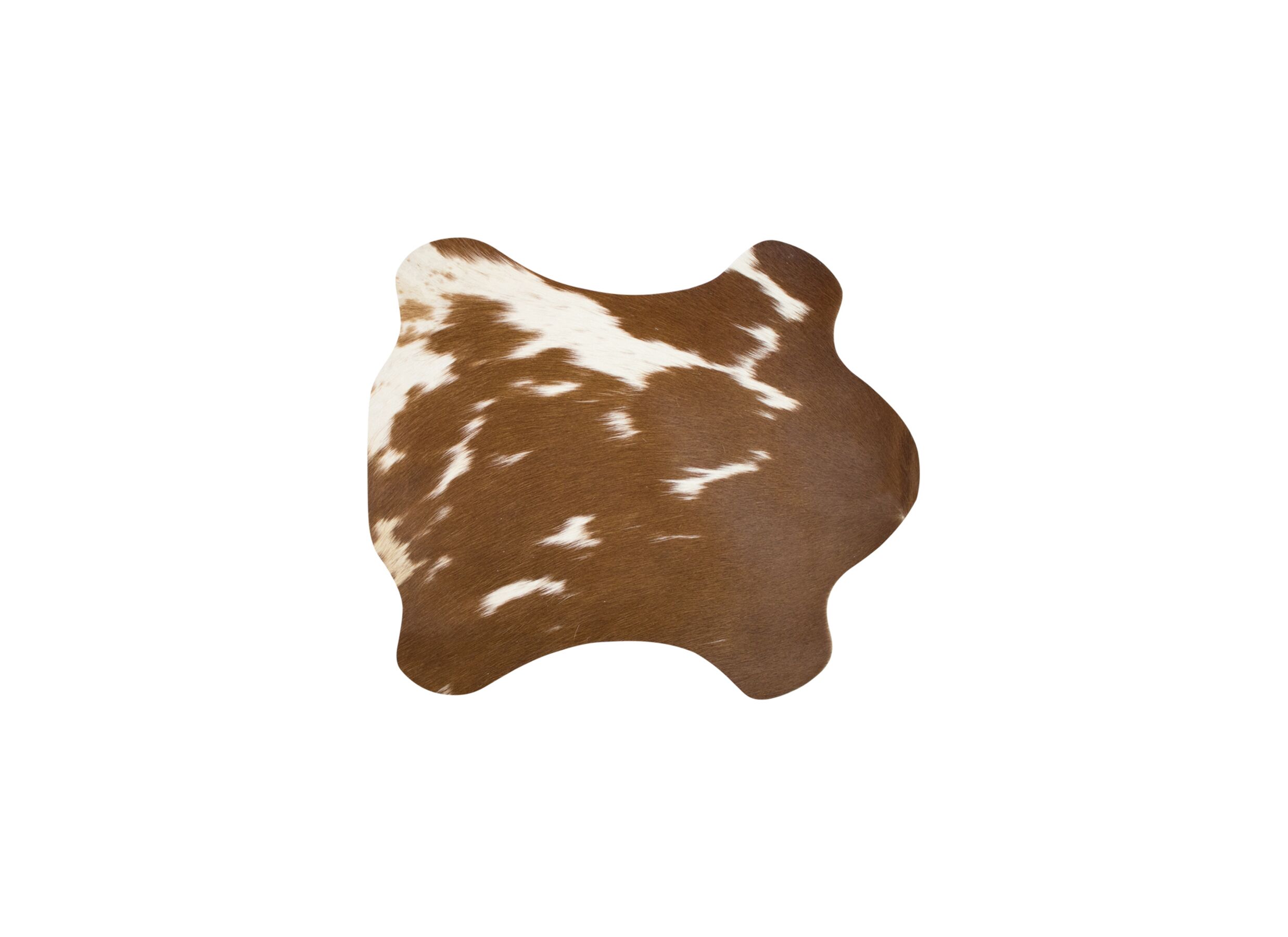 Placemat Koe 30x48cm bruin wit