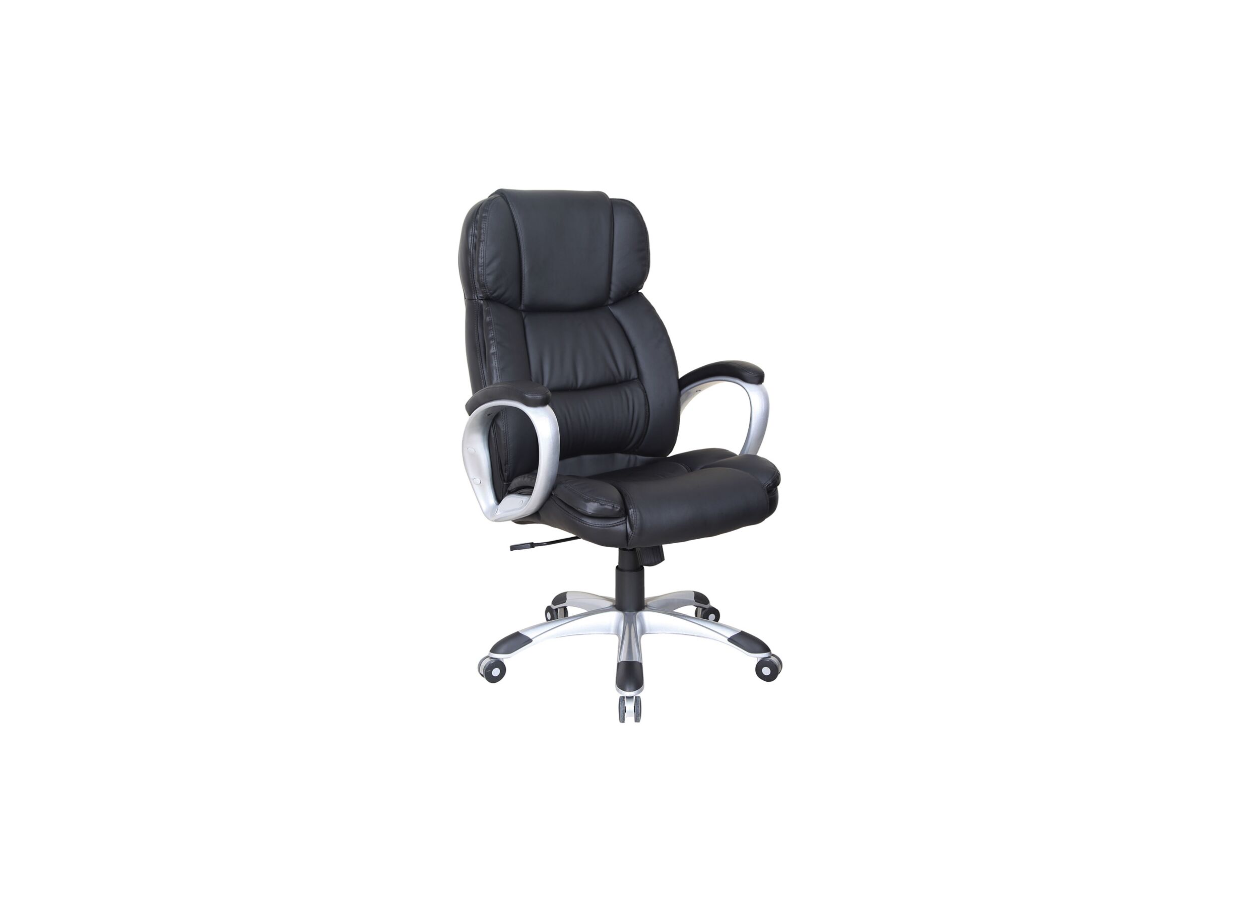 Chaise de bureau Bizz noir - Chaise de bureau Bizz 67x71x124cm - similicuir - noir