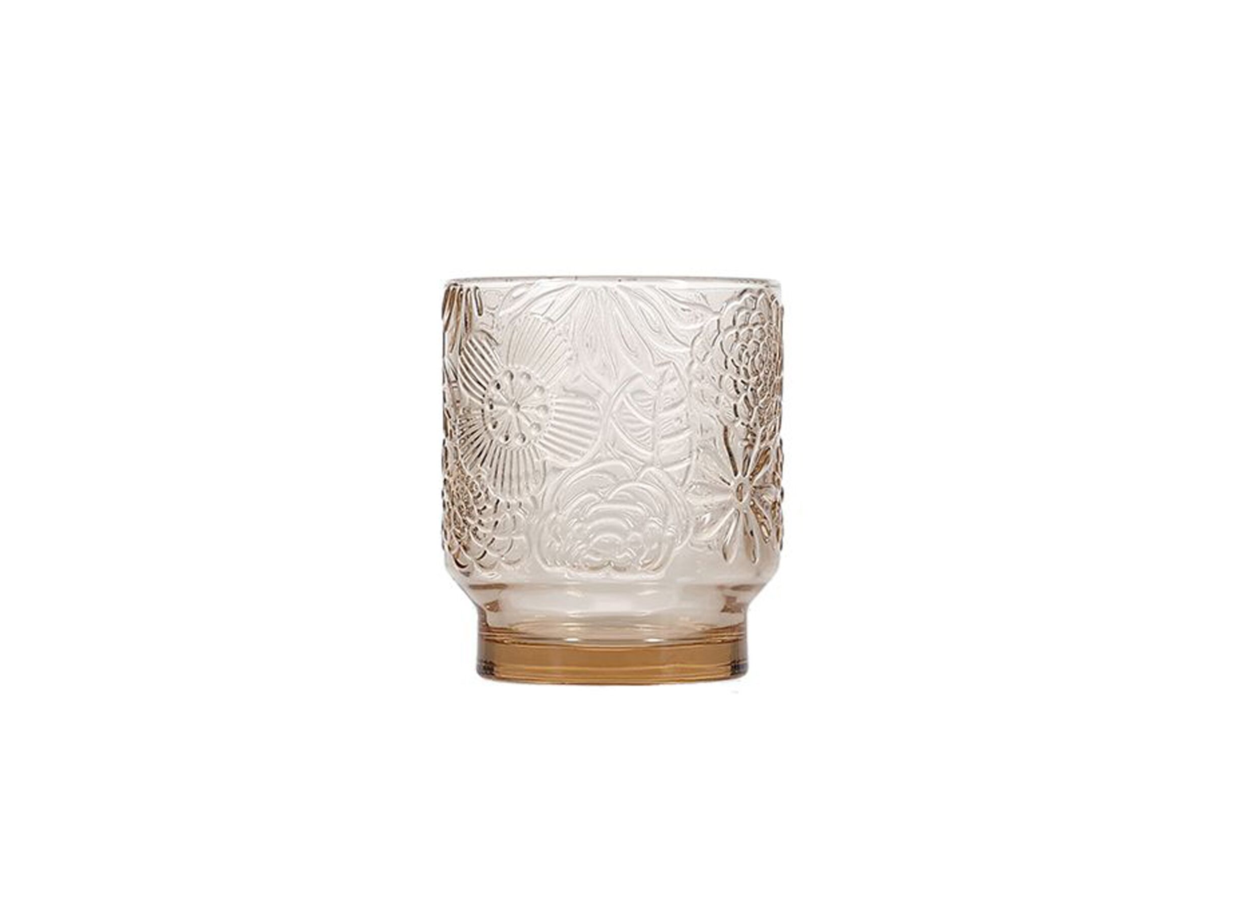 Aperçu - Verre Flora 30cl - verre - ambre clair lot de 4