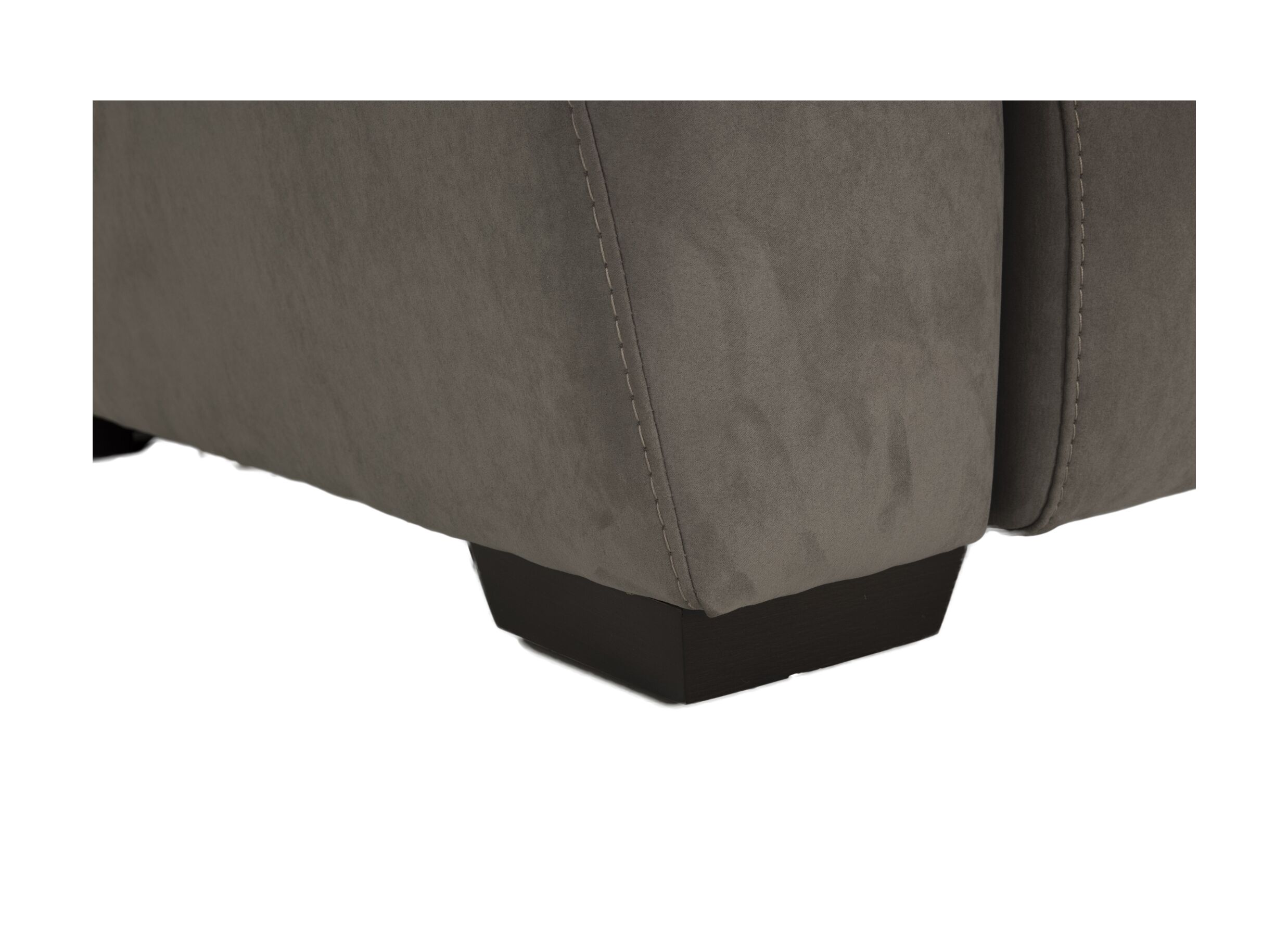 Detailfoto - Zetel Notch 2,5+2-zit - stof - donkergrijs