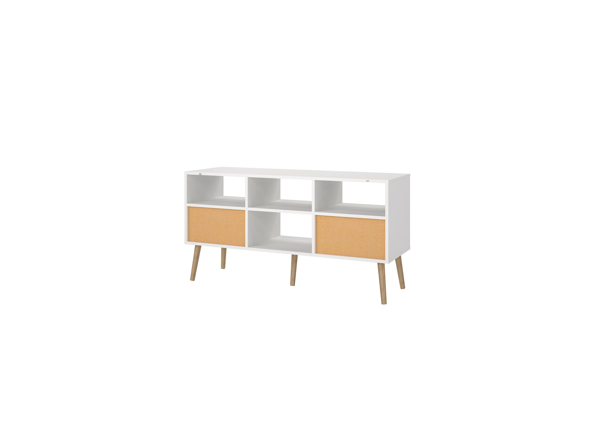 Tv-meubel Bodo 118cm - meubelplaat - wit