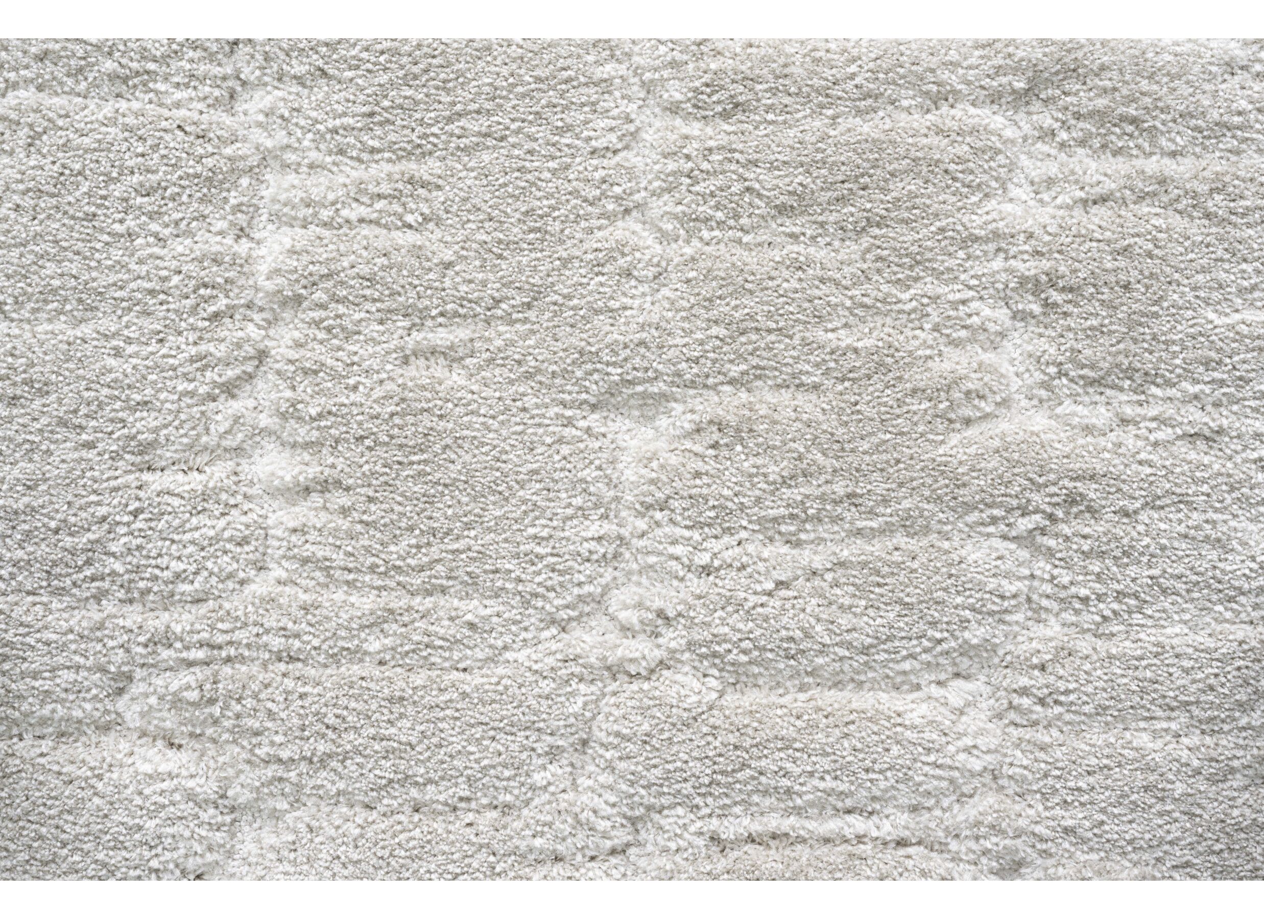 Detail - Tapis Madagaskar 133x195cm - fibre de polyester - gris & beige