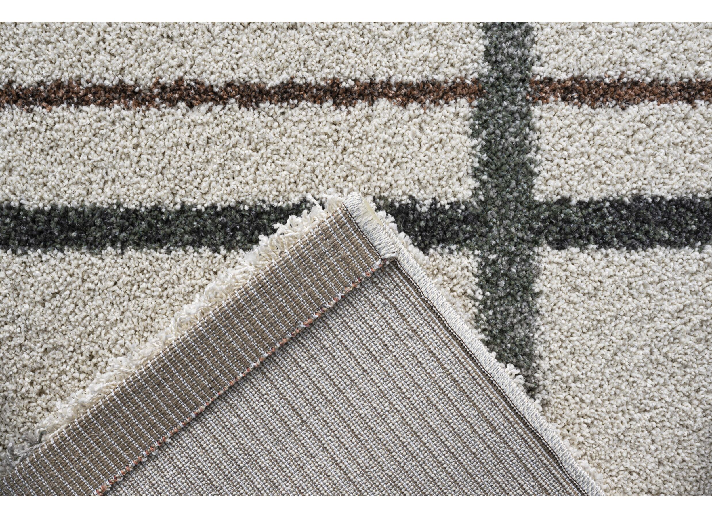Detailfoto - Tapijt Medusa 160x230cm - polyester - beige/multicolor