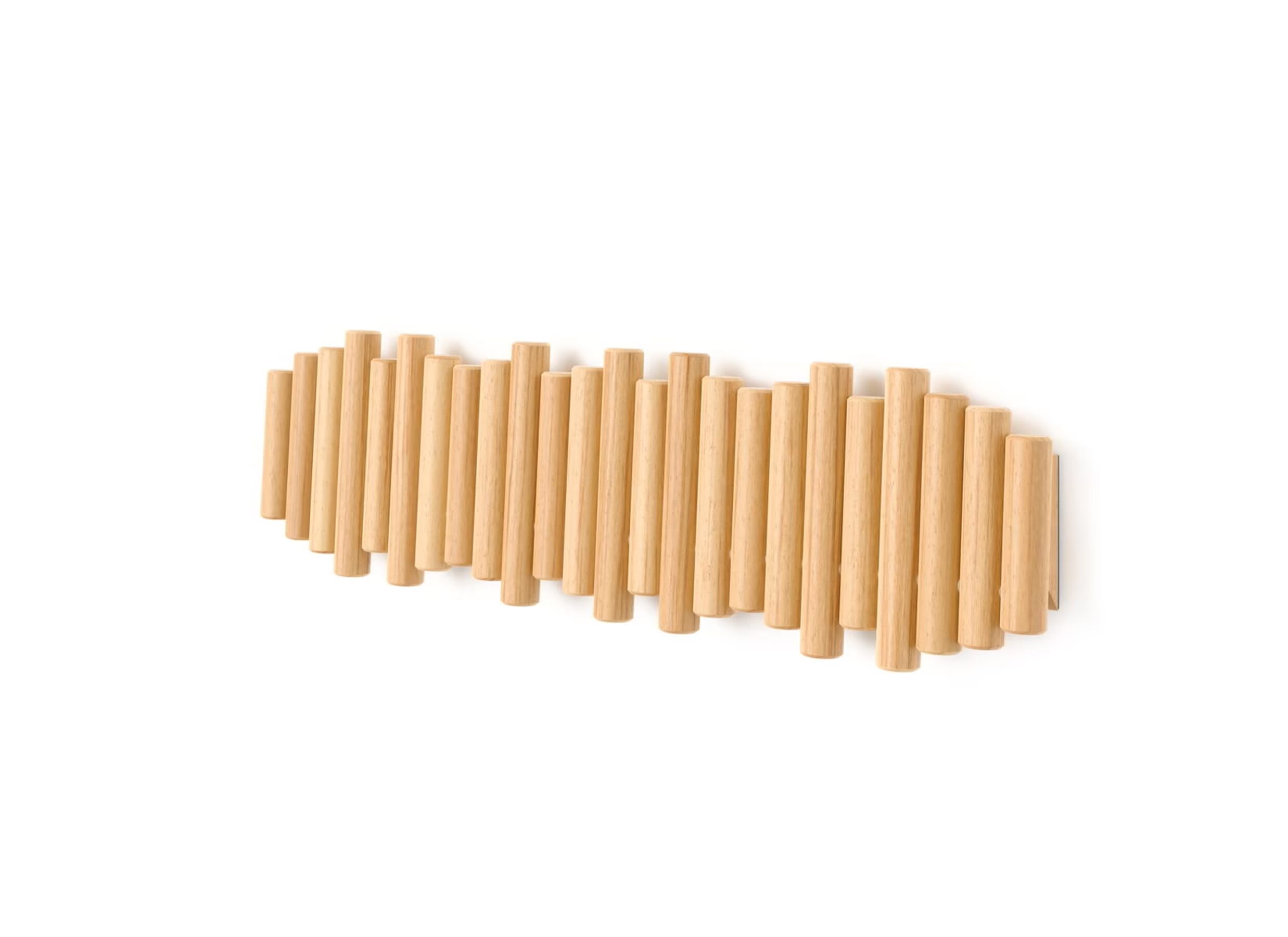 Overzichtsfoto - Kapstok Picket 8 Hook 61cm - naturel