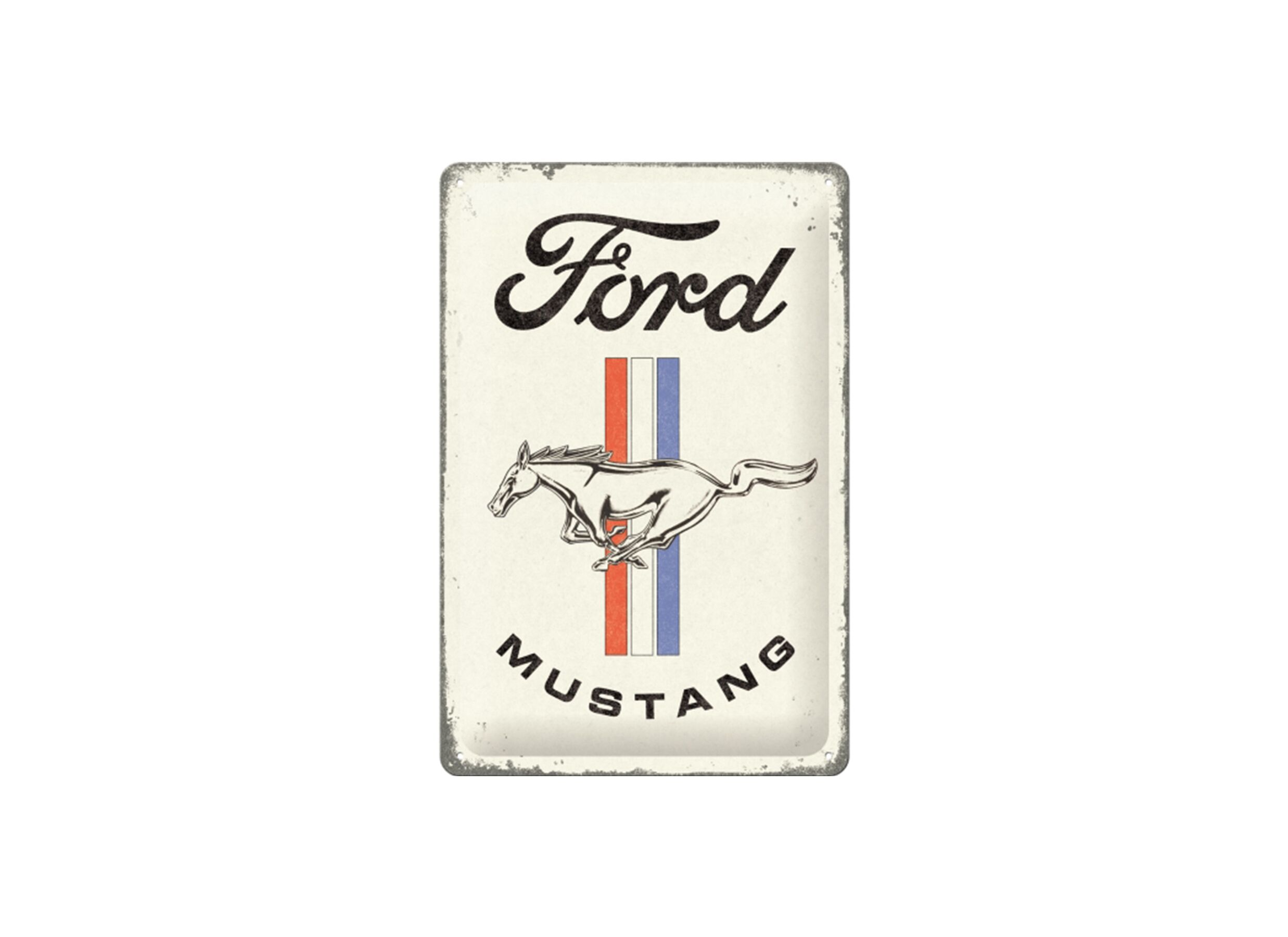 Plaque Ford Mustang 20x30cm - Plaque Ford Mustang 20x30cm