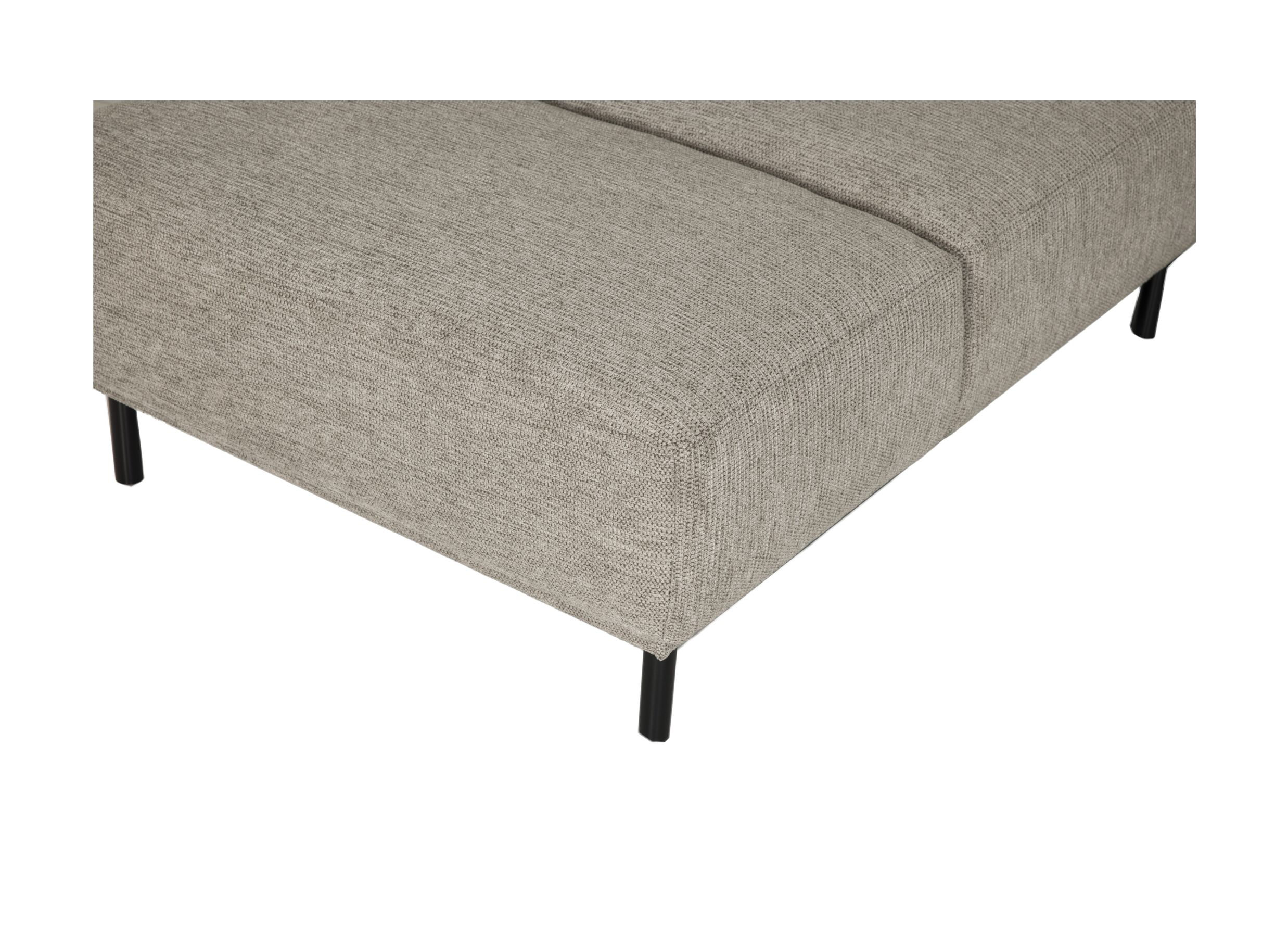 Detailfoto - Hoeksalon Kent 390x230cm - stof - grijs