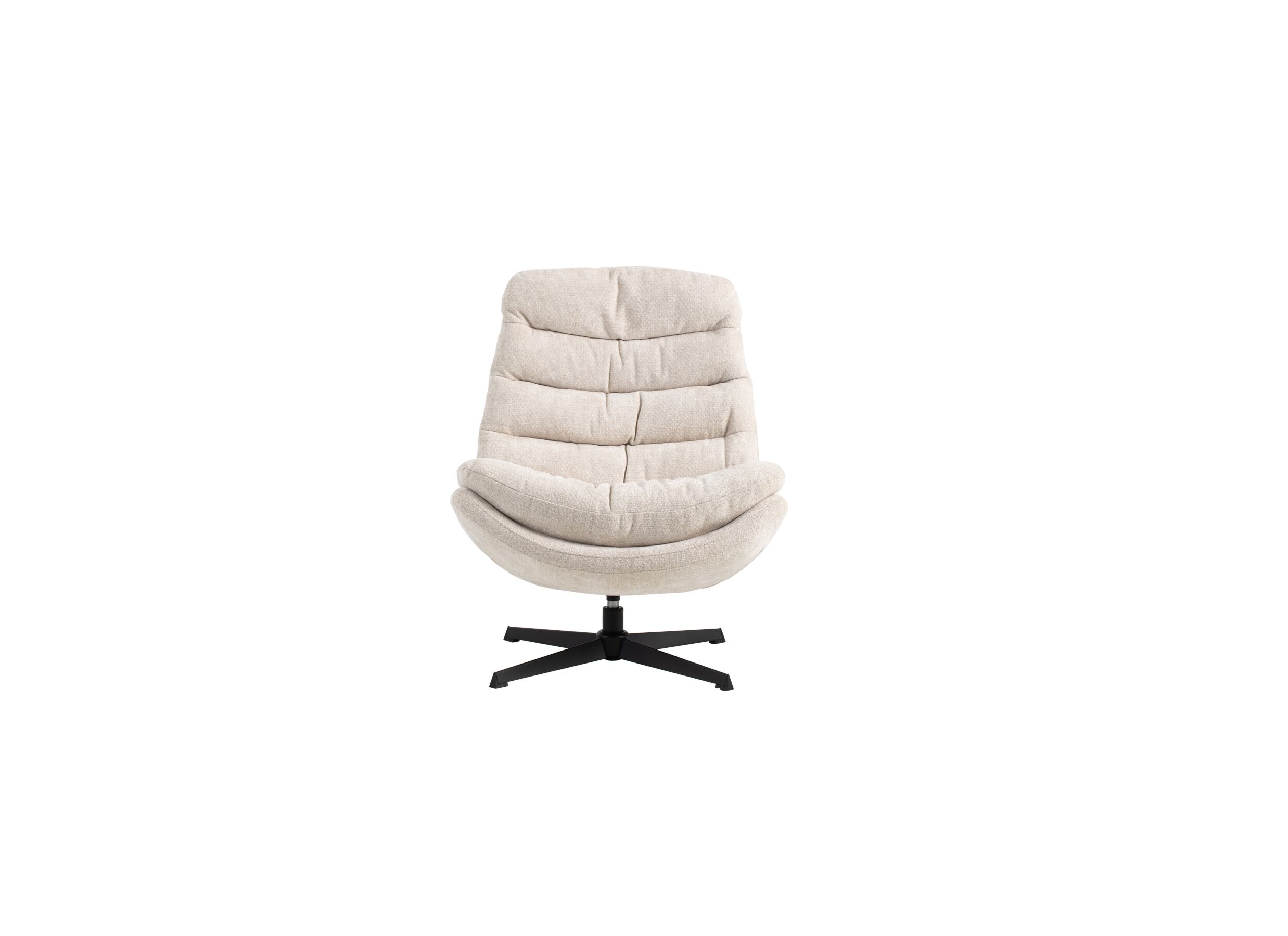 Overzichtsfoto - Draaifauteuil Flotilla 73x88x93cm - polyestervezel - wit