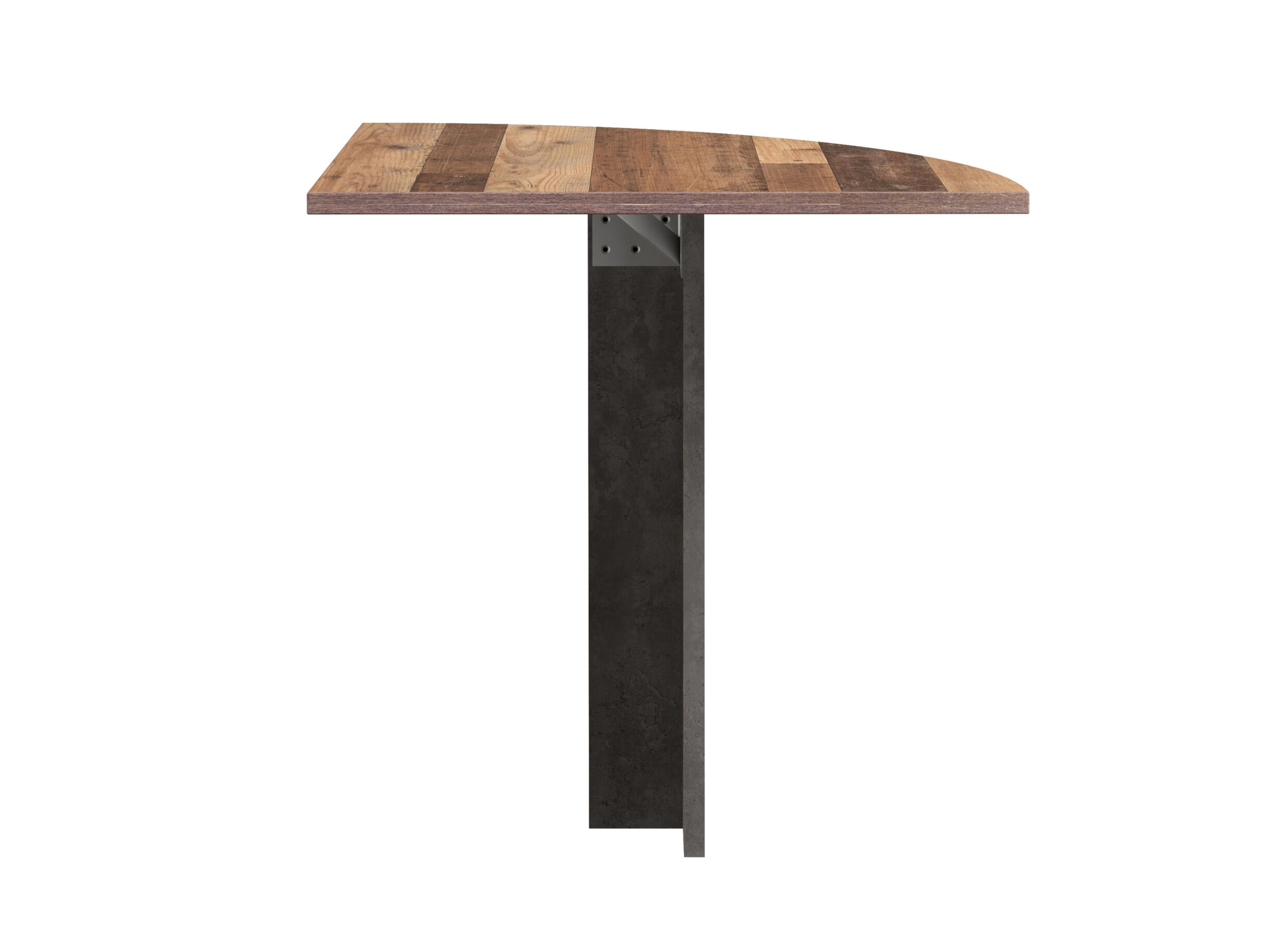Hoekbureau Clif-B 70x70x74cm - meubelplaat - old wood