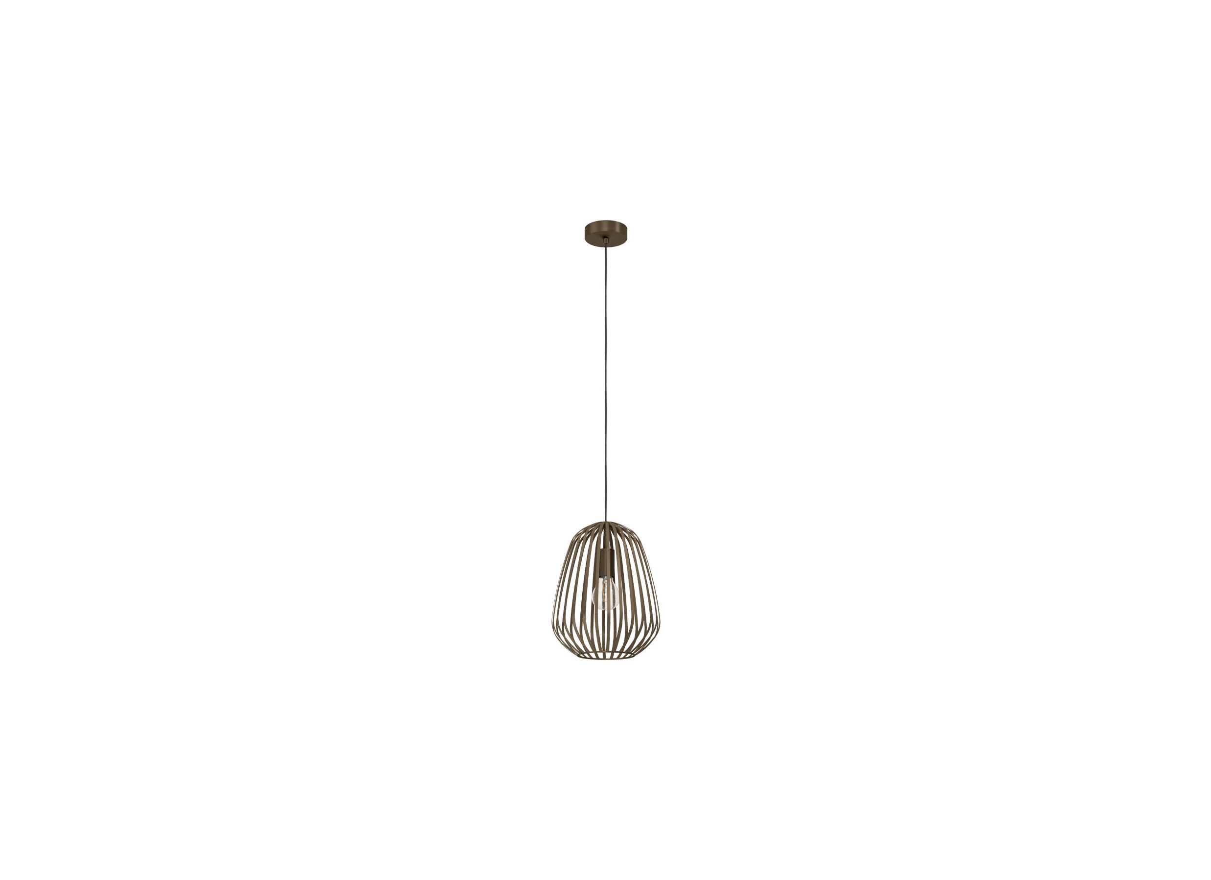 Hanglamp Espinal Ø28cm 40W E27 staal brons - Suspension Espinal Ø28cm 40W E27 acier bronze