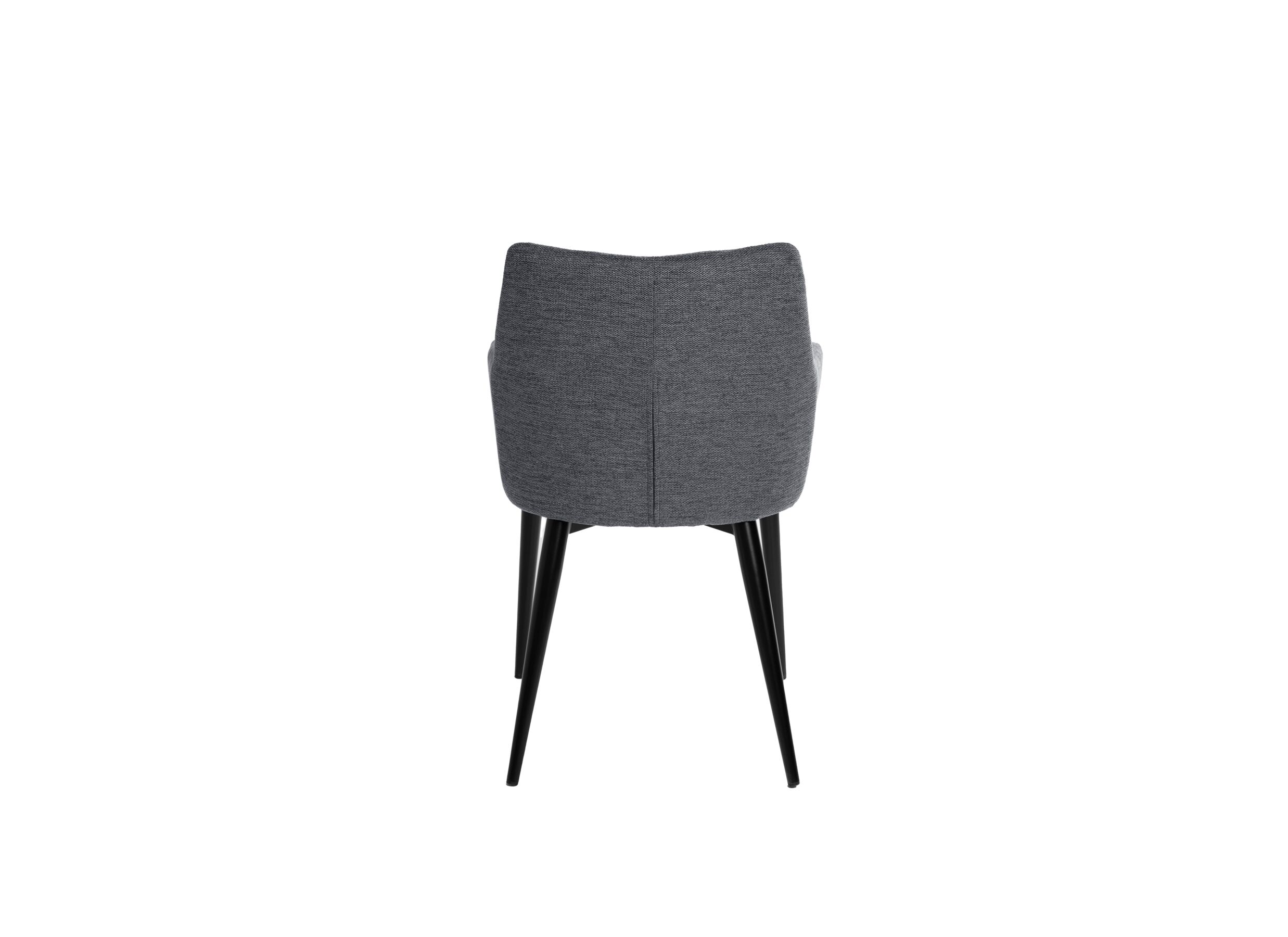Fauteuil Conan 61x56x84cm - stof - donkergrijs
