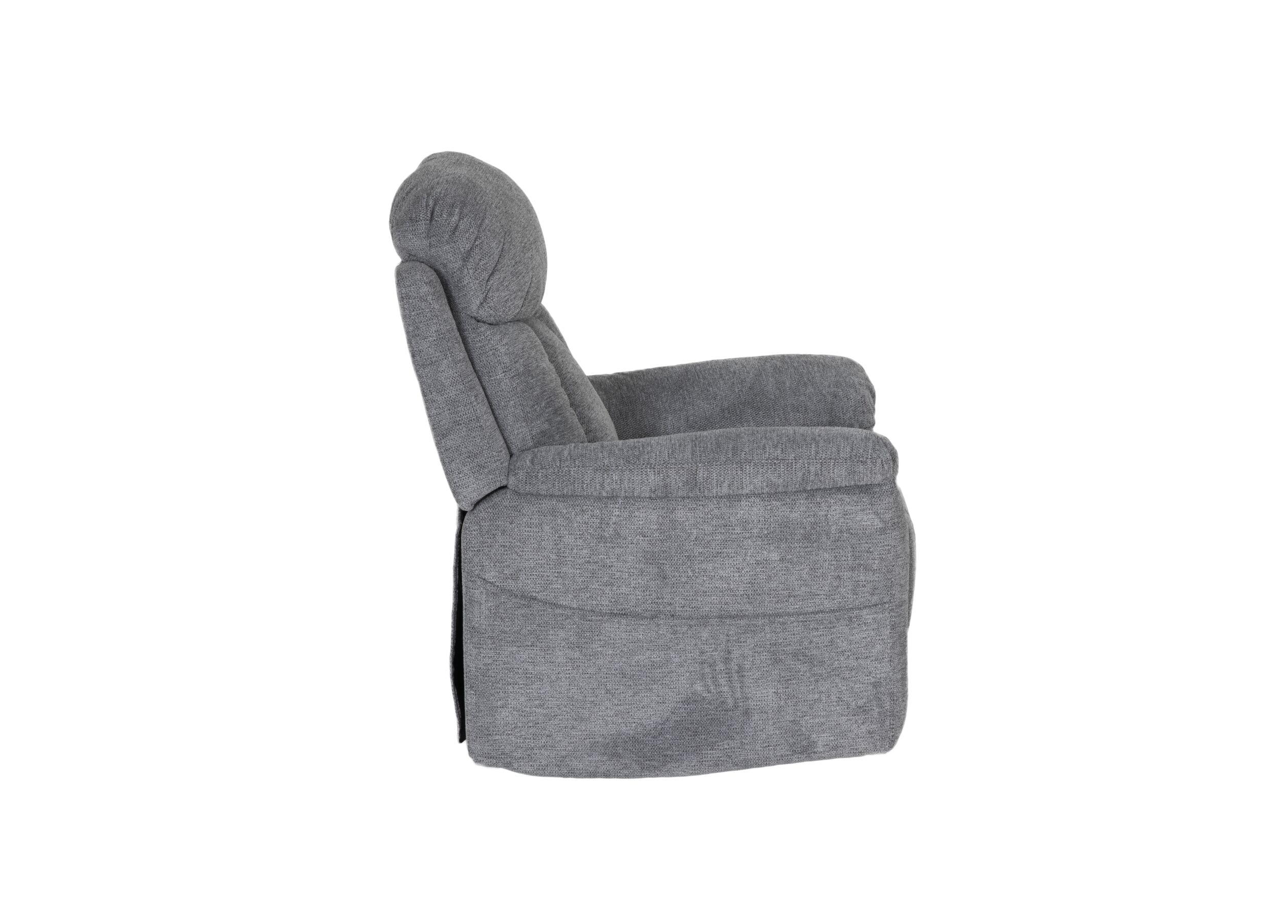 Relaxzetel Porter elektrisch stof grijs