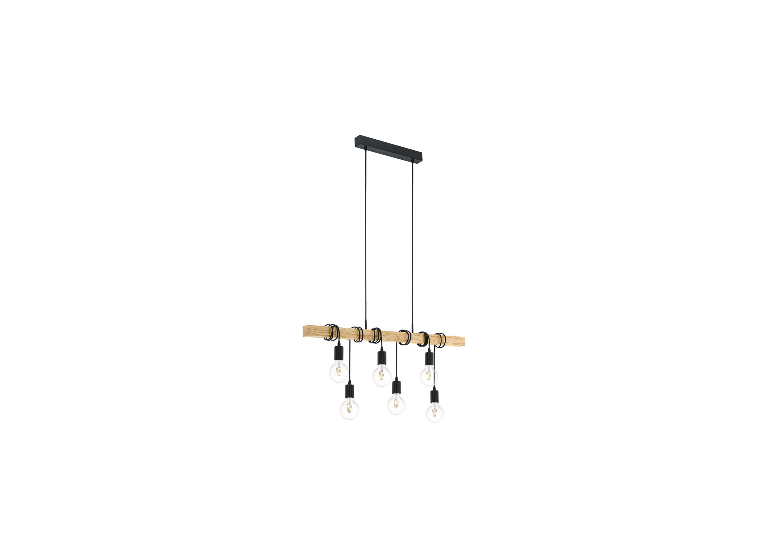 Hanglamp Townshend 110x100cm 6x60W E27