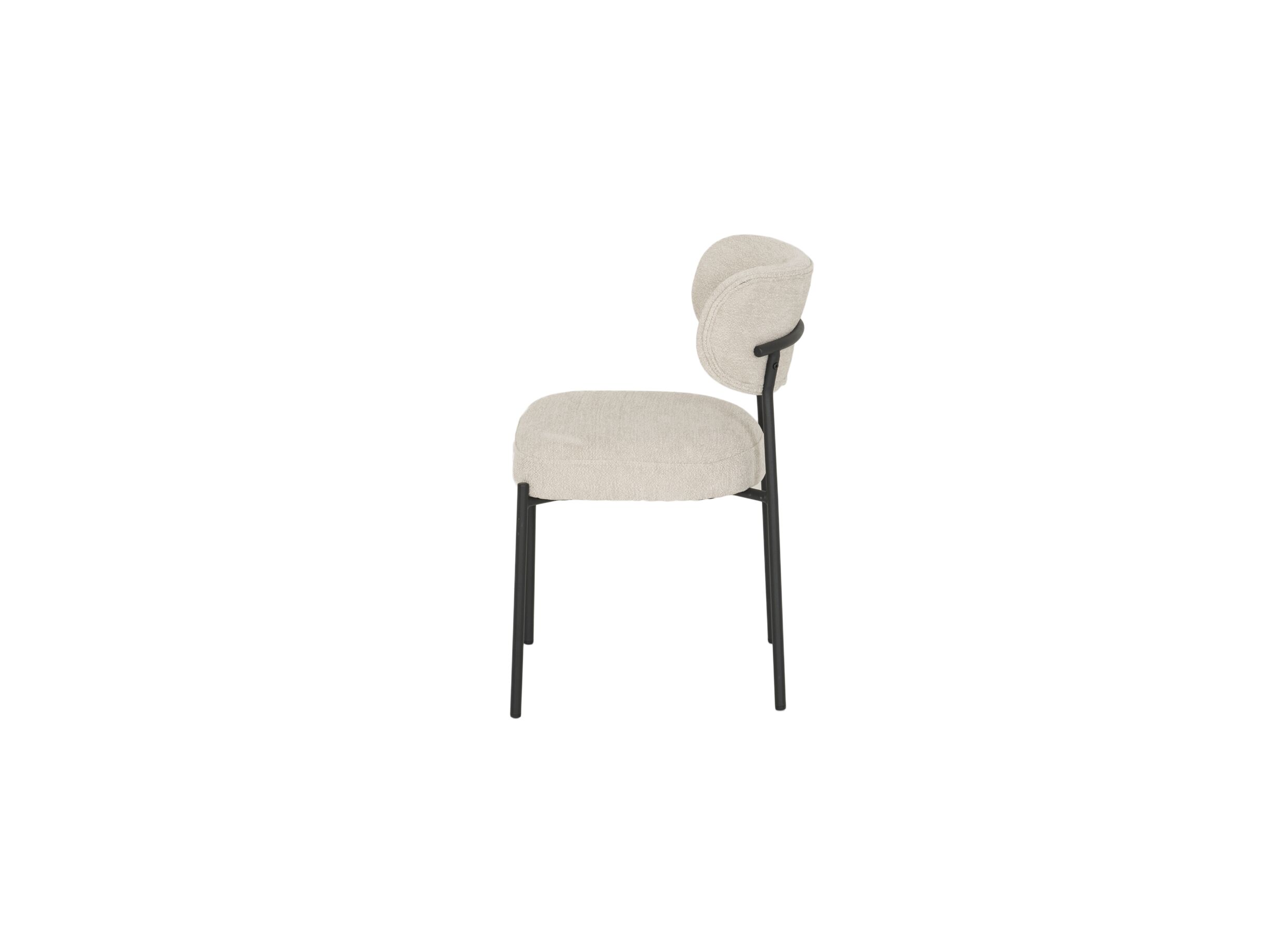Overzichtsfoto - Stoel Alien 43x43x66cm - stof - beige