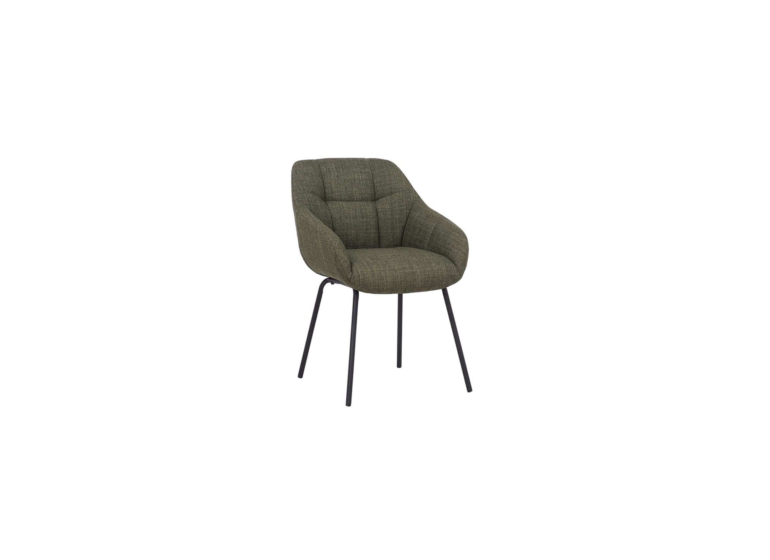 Chaise Navajo tissu vert - Chaise Navajo 57,5x65x85cm - fibre polyester - vert