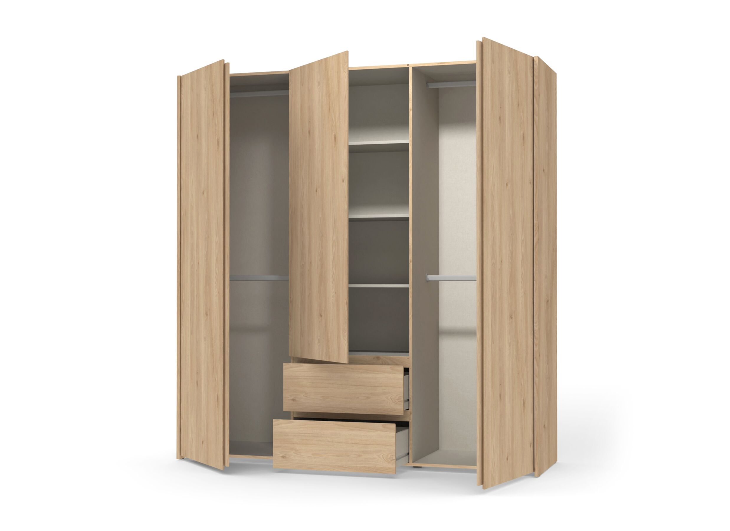 Disposition - Garde-robe Mosaik 192cm - décor - hickory