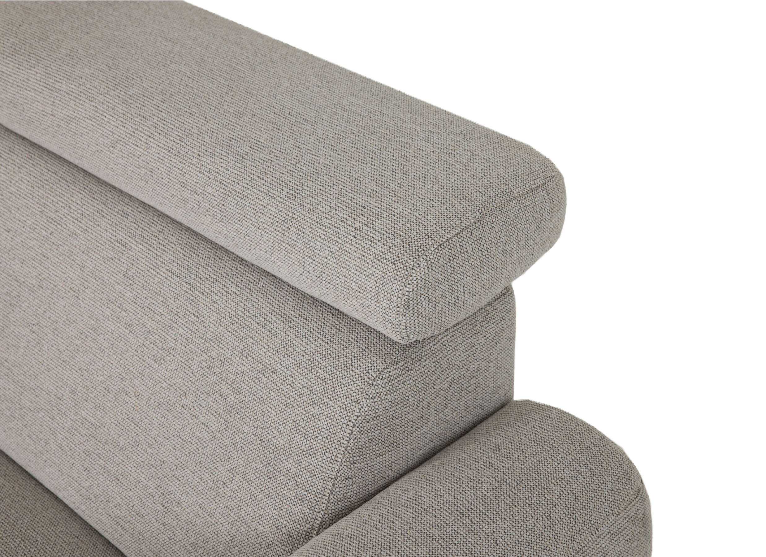 Detail - Canapé d'angle Culebra 291x231cm - tissu - beige