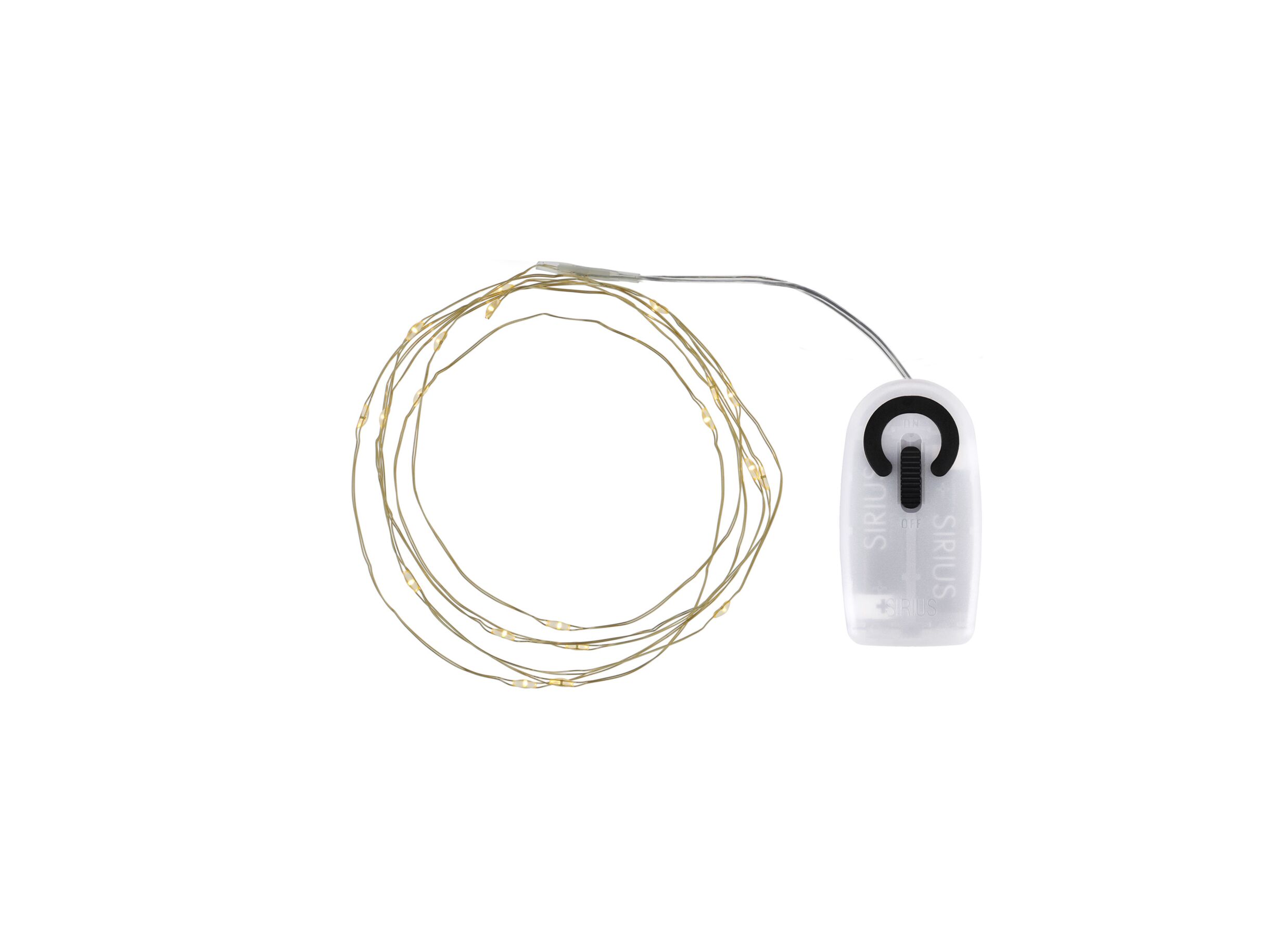 Lichtslinger Knirke 390cm 40LED - kunststof - goud - Guirlande luminaire Knirke 390cm 40LED - plastique - or