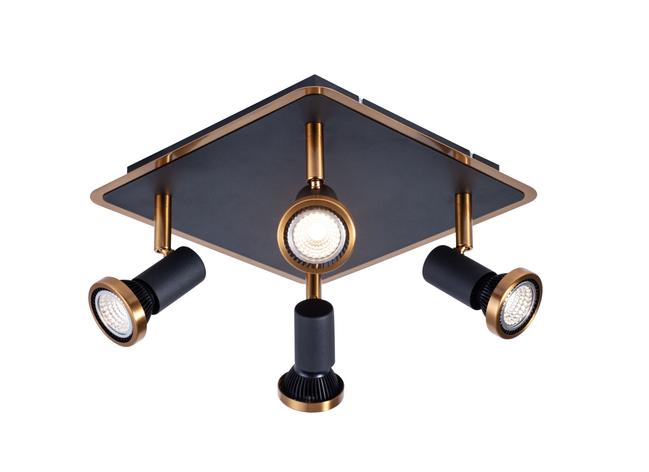 Spot LED avec 4 spots 5W GU10 - Spot LED avec 4 spots 5W GU10