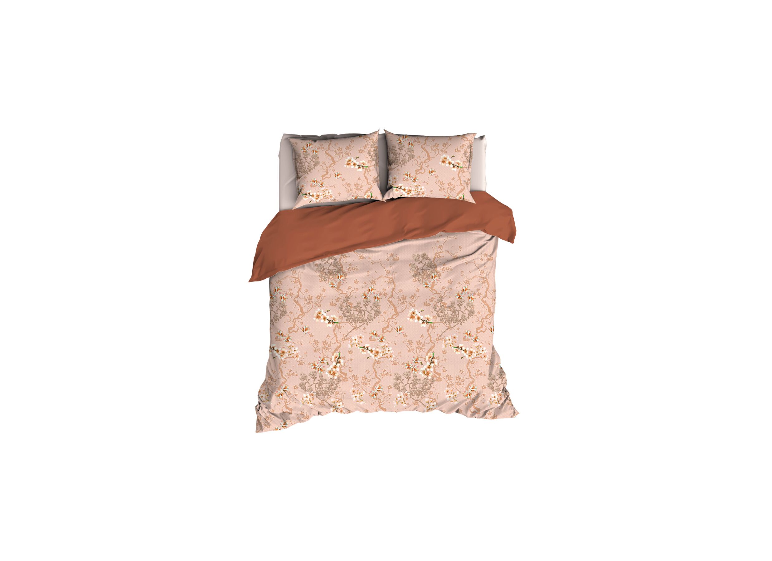 Housse de couette Naoki 240x200/220cm coton satin - Housse de couette Naoki 240x200/220cm coton satin